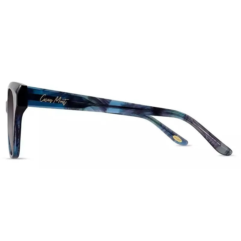 Side view of Cocoa Mint CMS2156 1#color_C1 Blue/Teal Marble