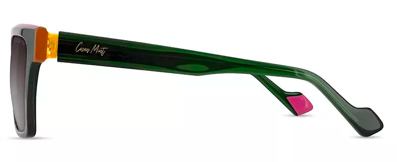 Side view of Cocoa Mint CMS2168 C1#Green