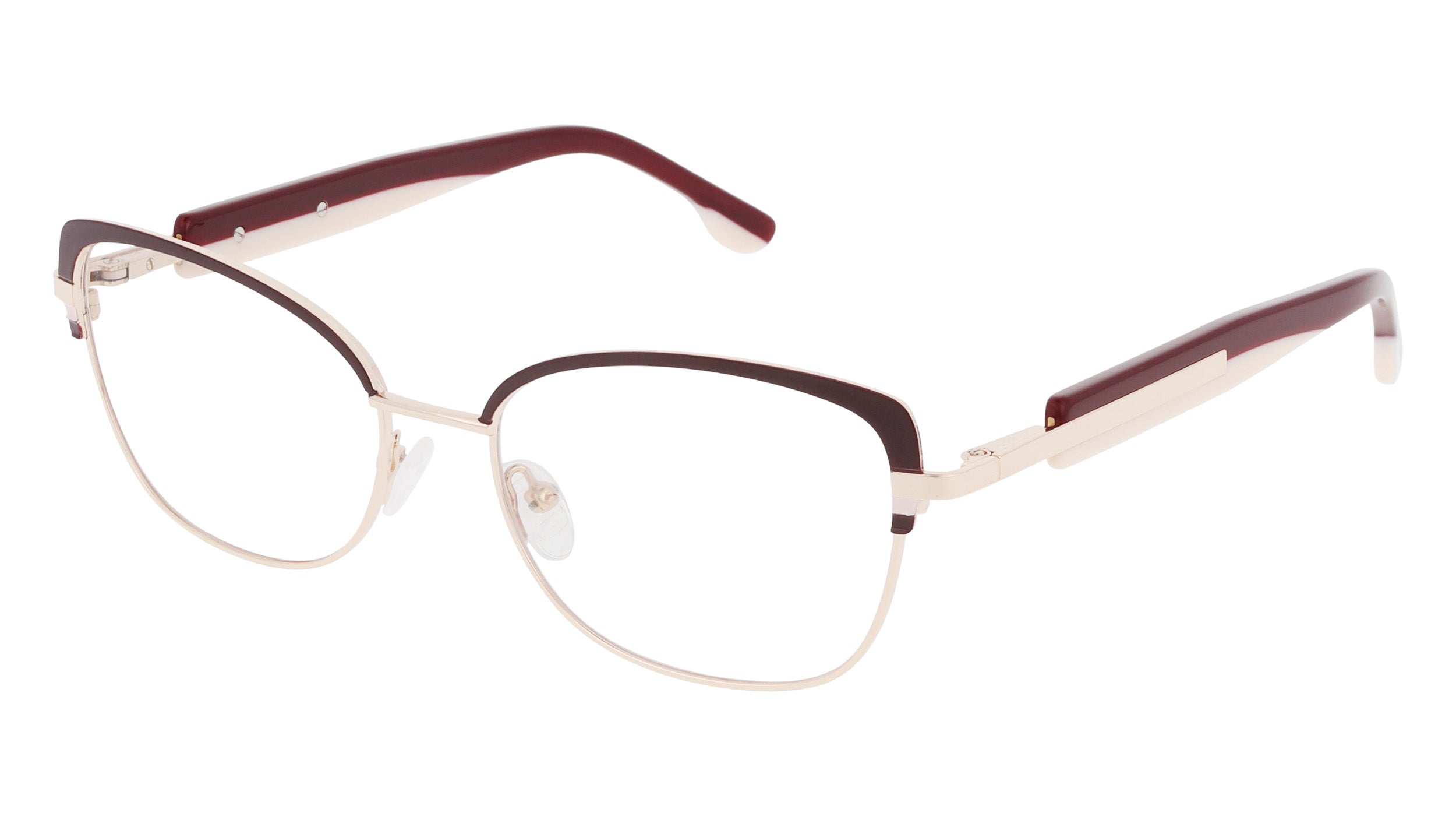 Side view of DT Brava 1#color_burgundy