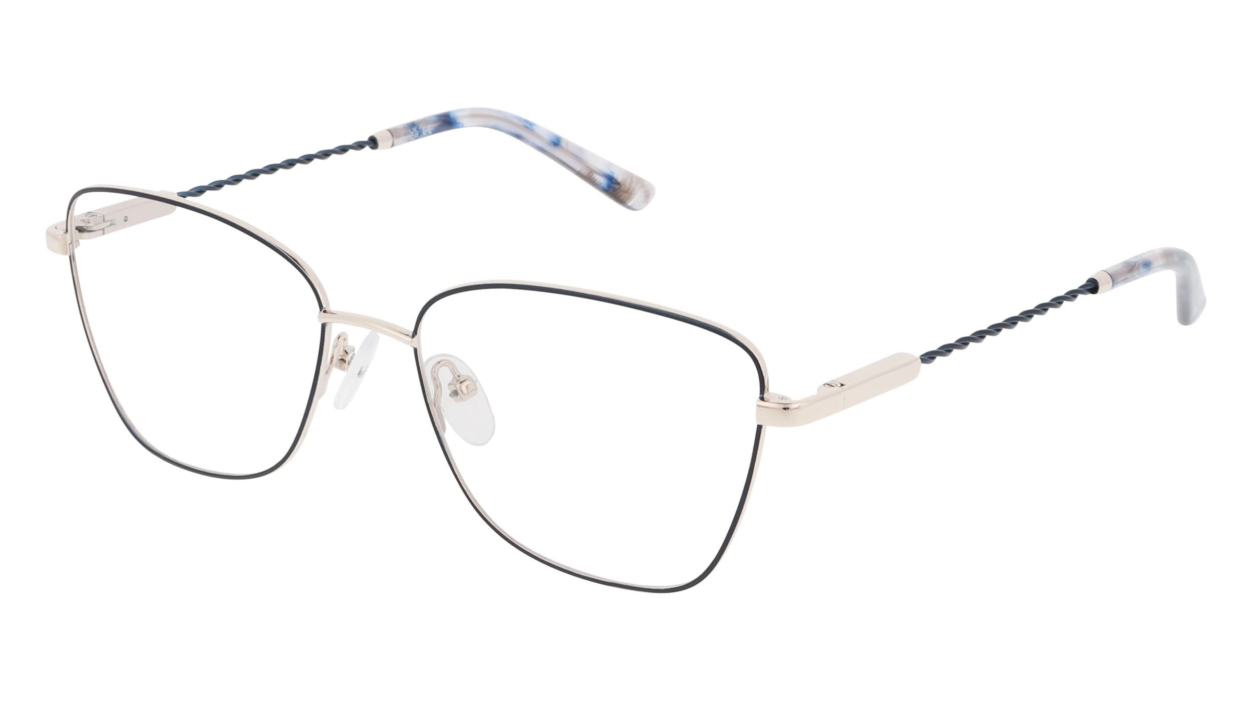 Side view of DT Isobel 1#color_gold blue