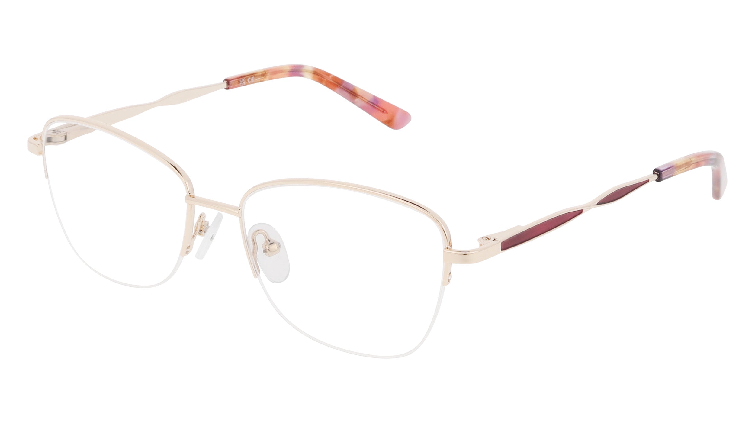 Side view of DT Liv 1#color_gold burgundy