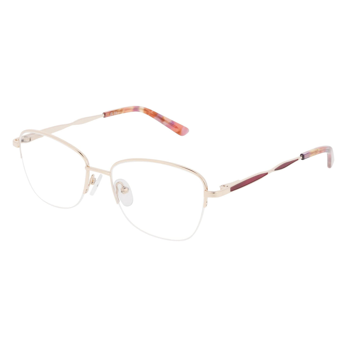 Side view of DT Liv 1#color_gold burgundy
