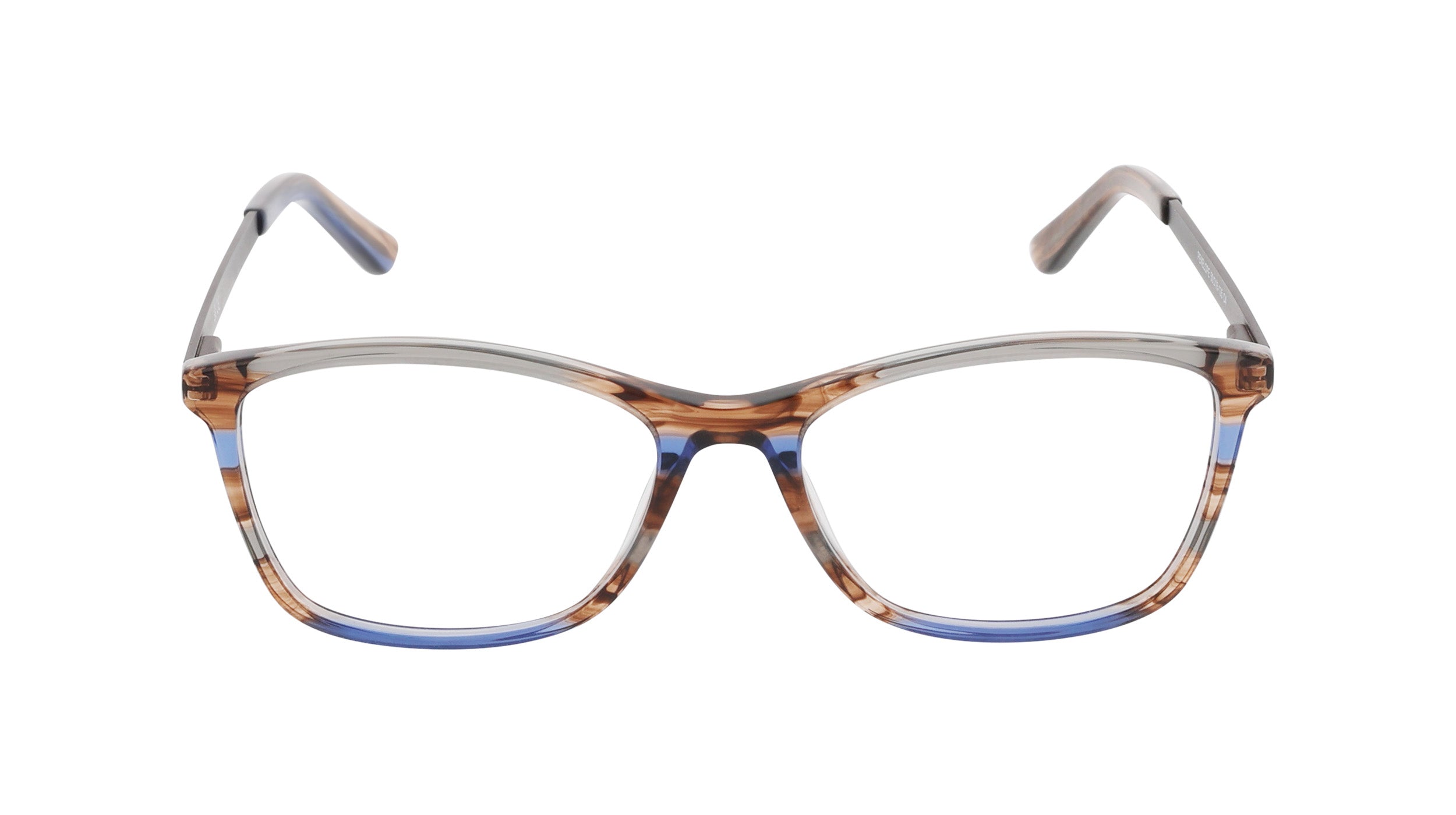 Front view of DT Penelope 1#color_brown blue mix