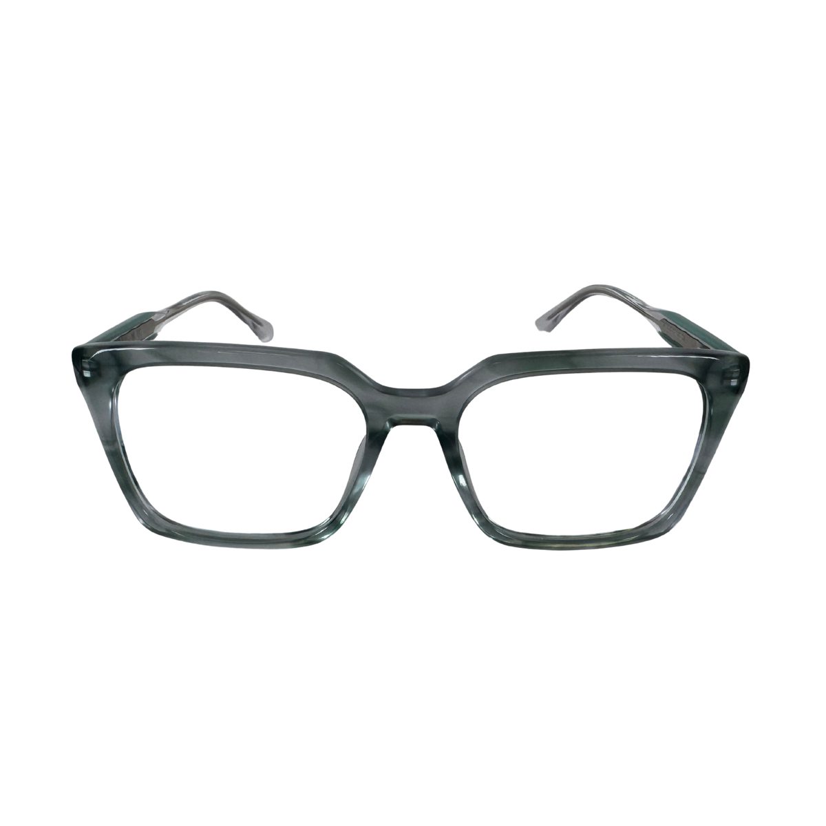 Front view of ELLISON #color_Transparent Green