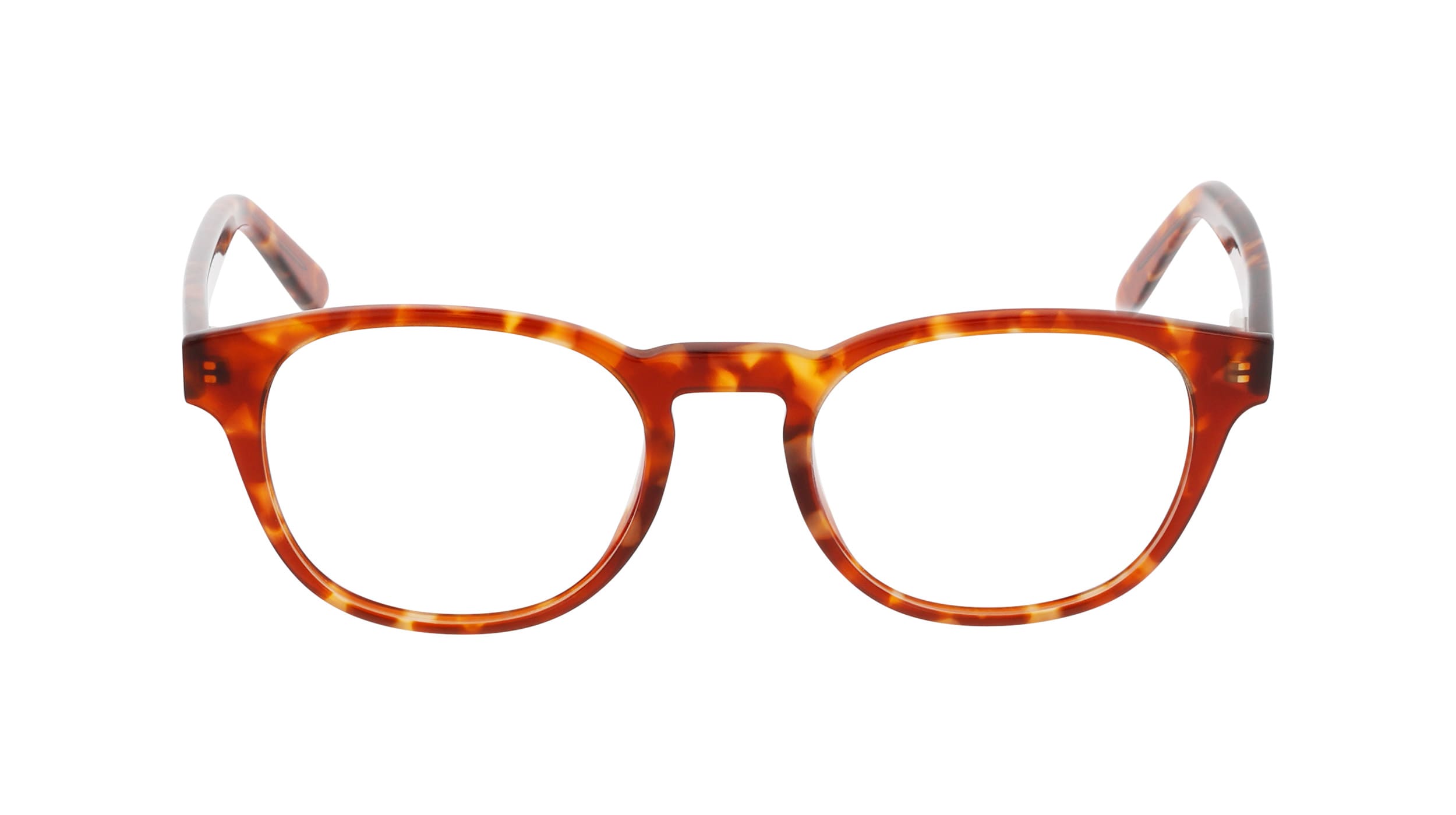 Front view of Duncan and Todd frame FINDON4919C2light-havana#color_light havana