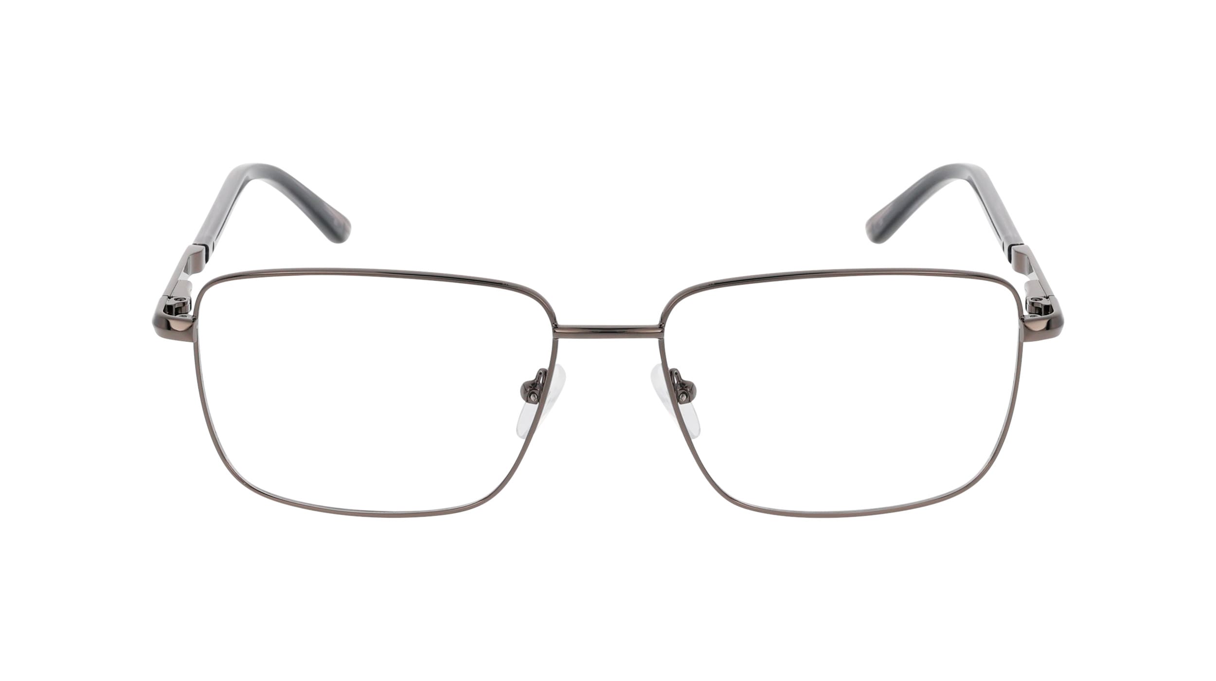 Front view of Duncan and Todd frame FIRHILL6017C2shiny-gunmetal#color_shiny gunmetal