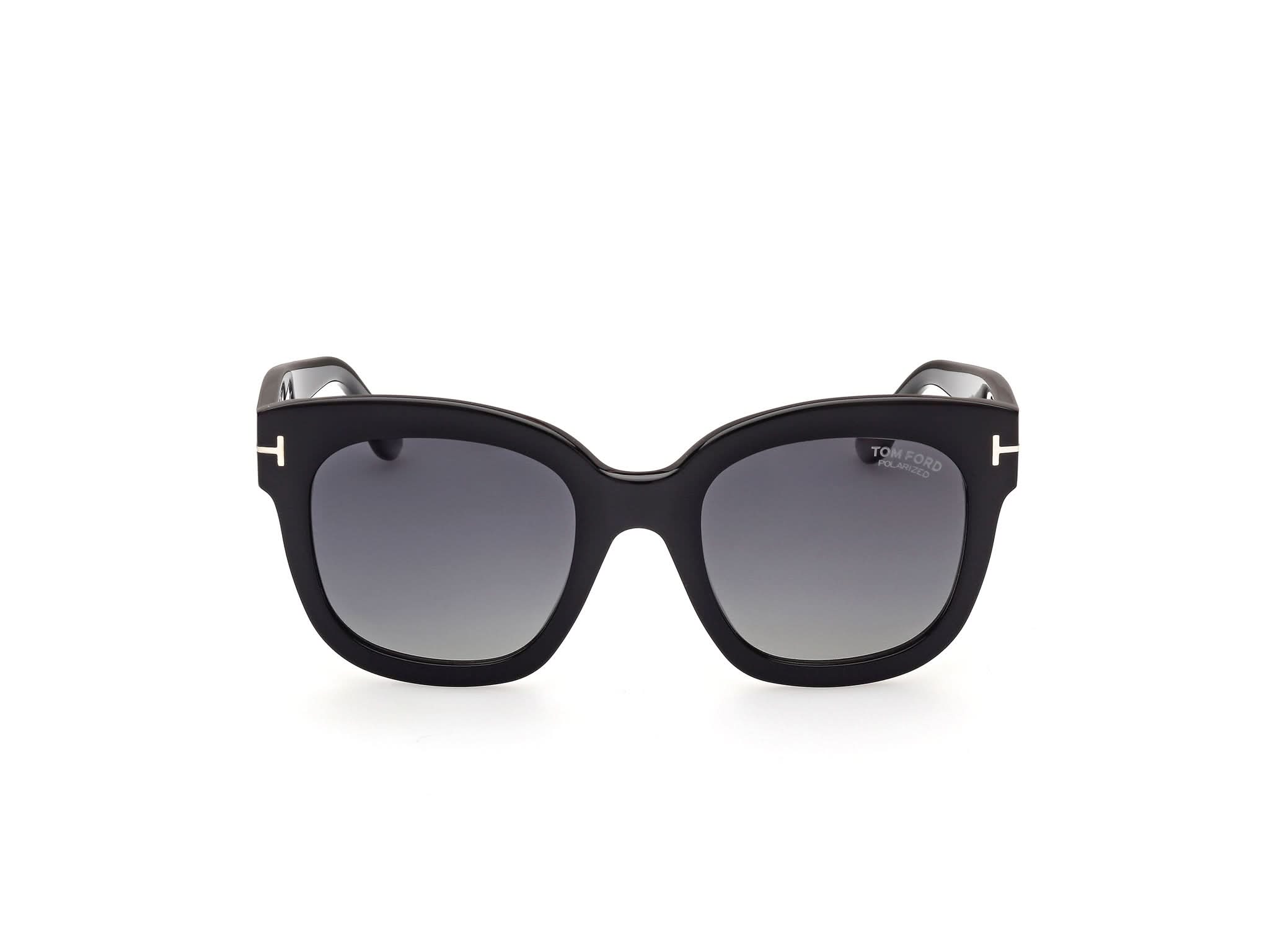 Front view of Tom Ford Beatrix 1#color_Shiny Back