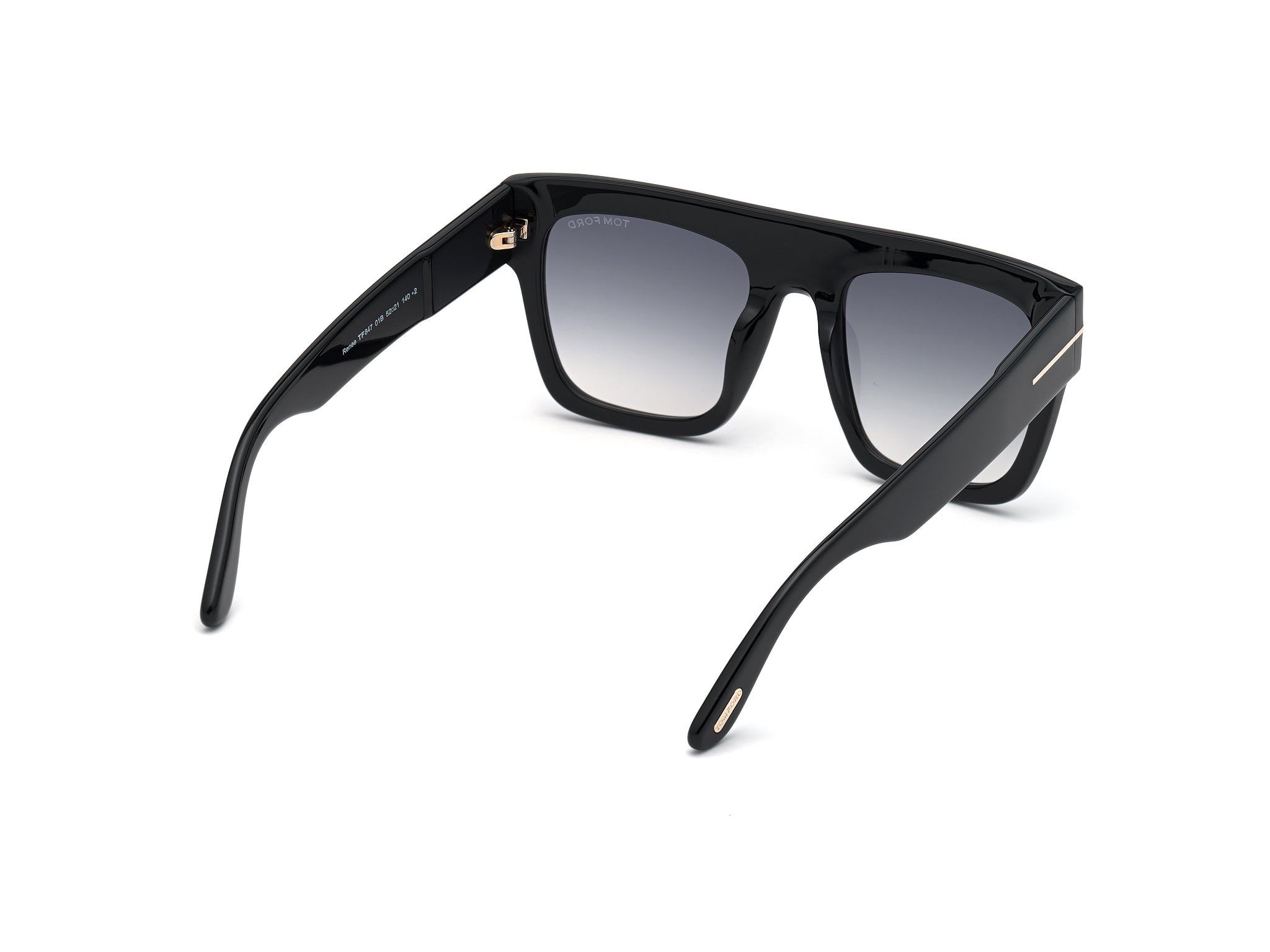 Diagnoal Side view of Tom Ford Renee 1#color_Shiny Back