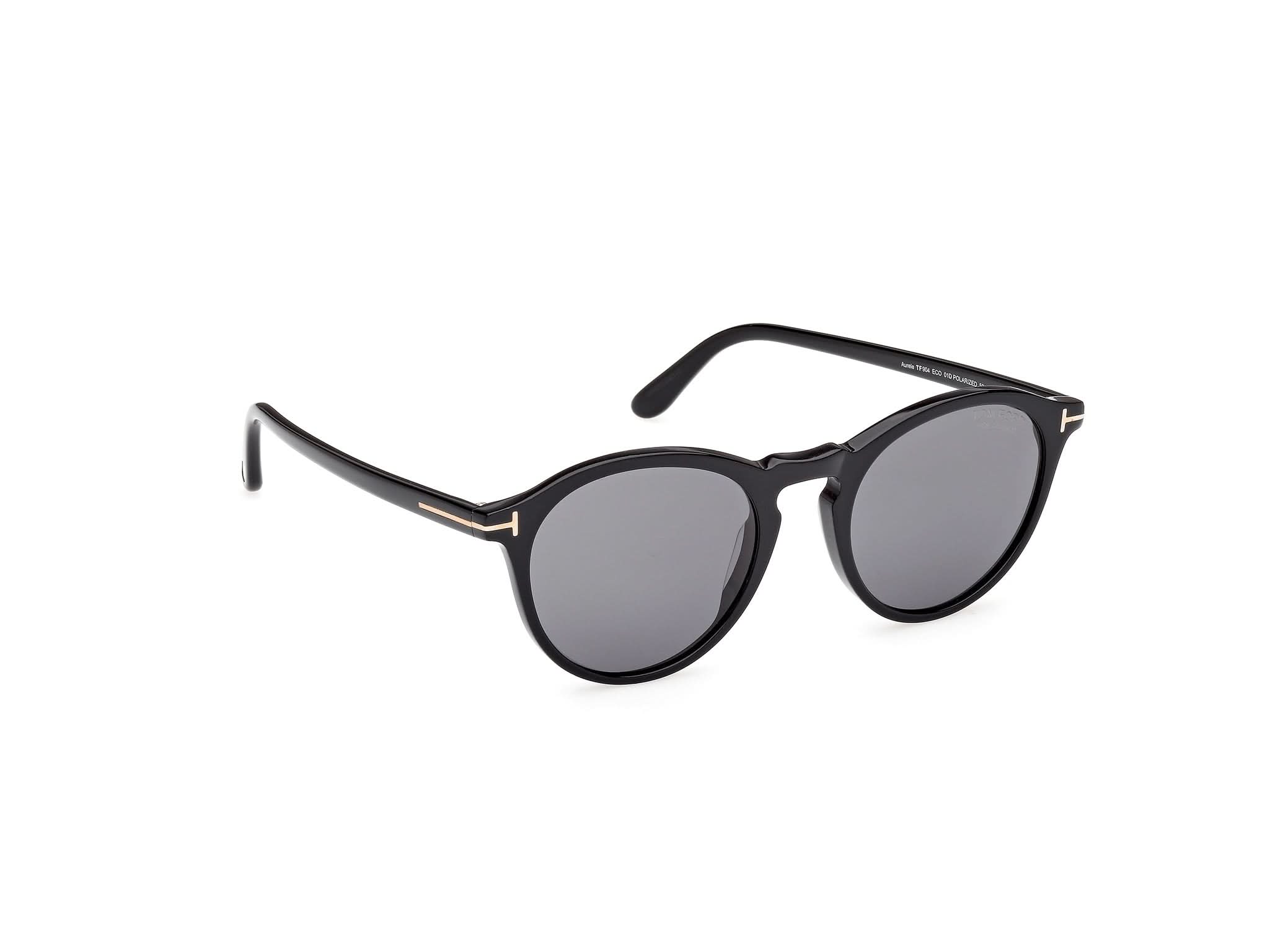 Right side view of Tom Ford Aurele 1#color_Shiny Back