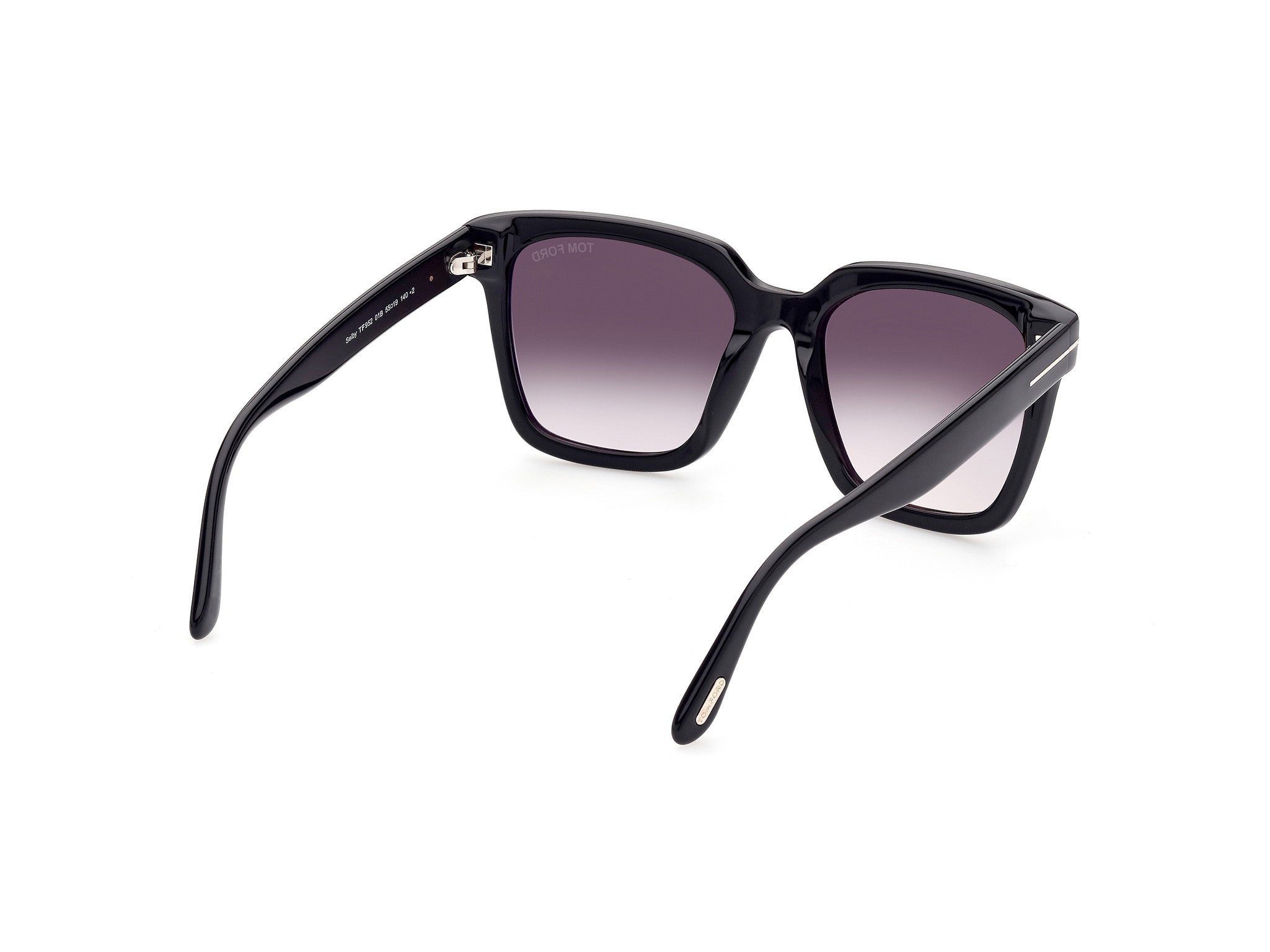 Diagnoal Side view of Tom Ford Selby 1#color_Shiny Back