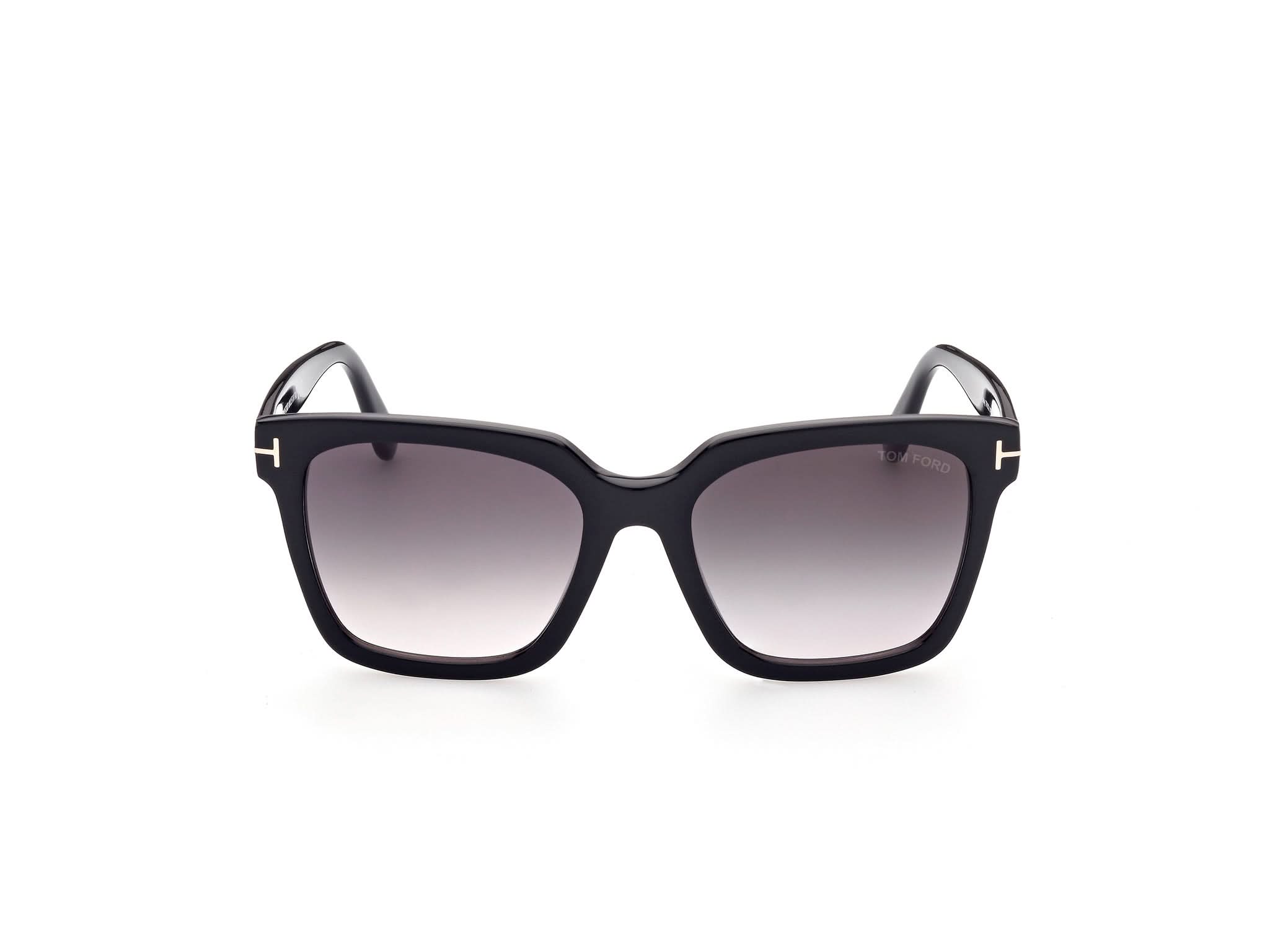 Front view of Tom Ford Selby 1#color_Shiny Back
