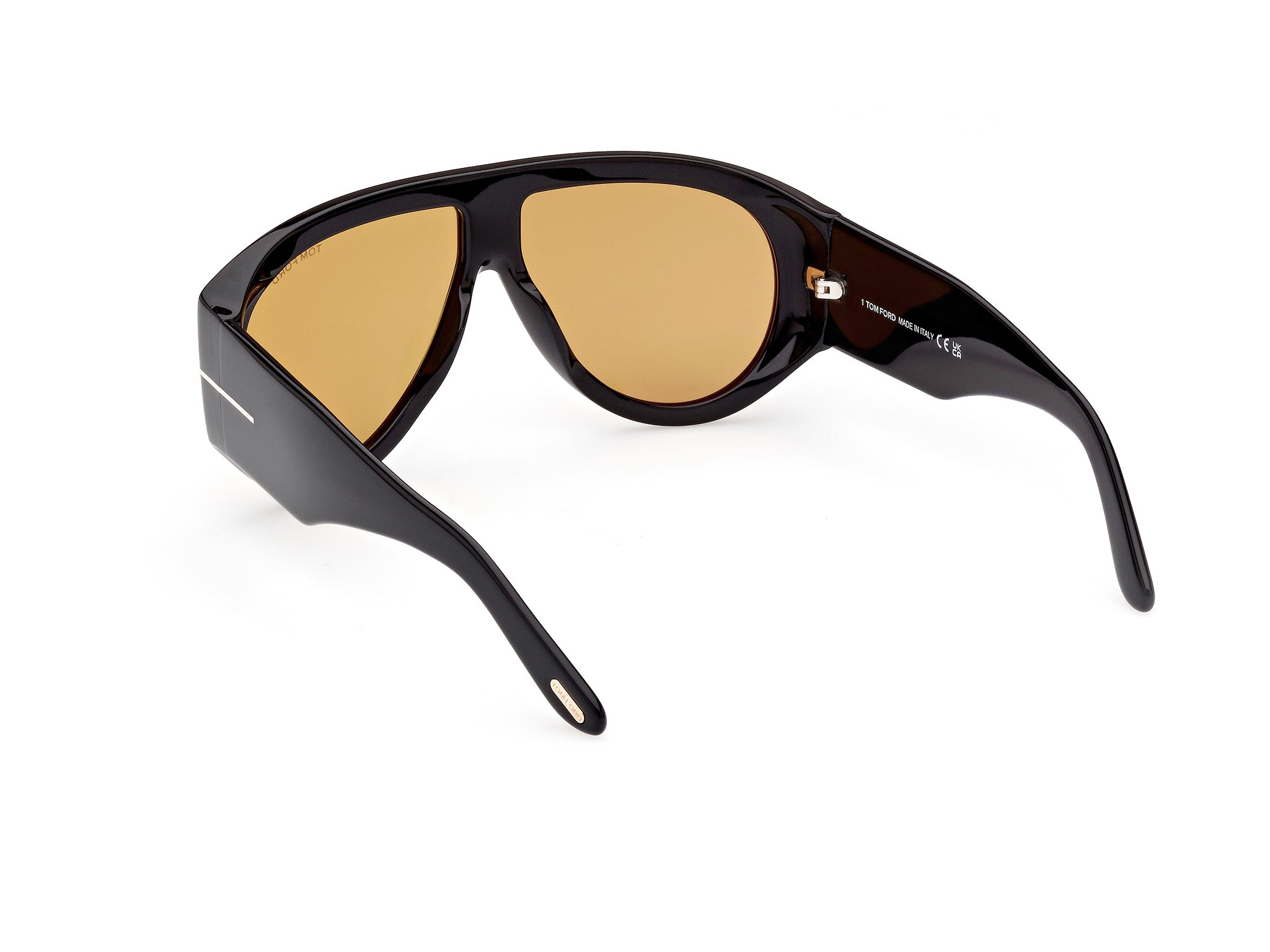 Back Side View of Tom Ford Bronson 1#color_Shiny Back