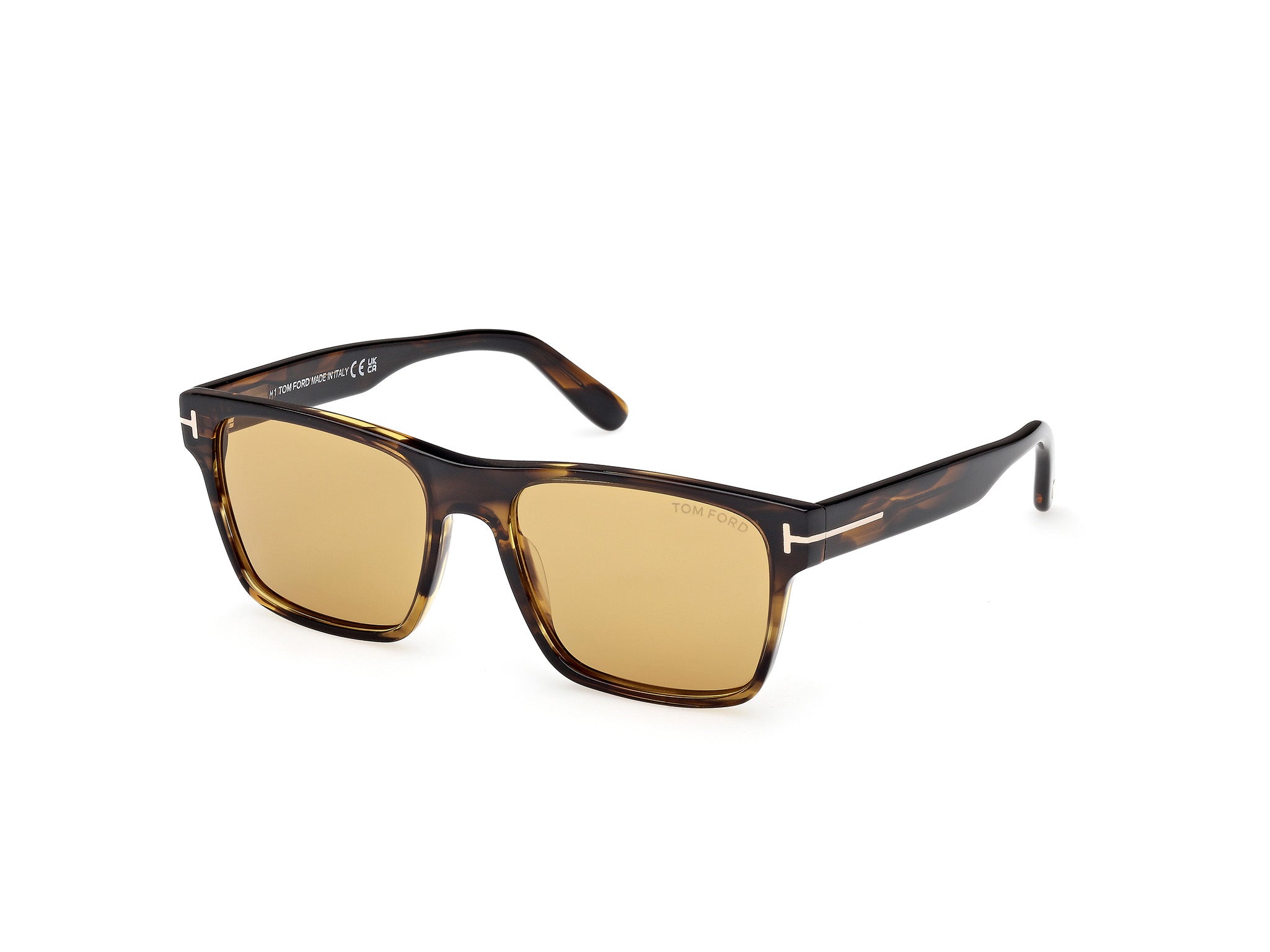 Side Front view of Tom Ford Calder 1#color_Coloured Havana