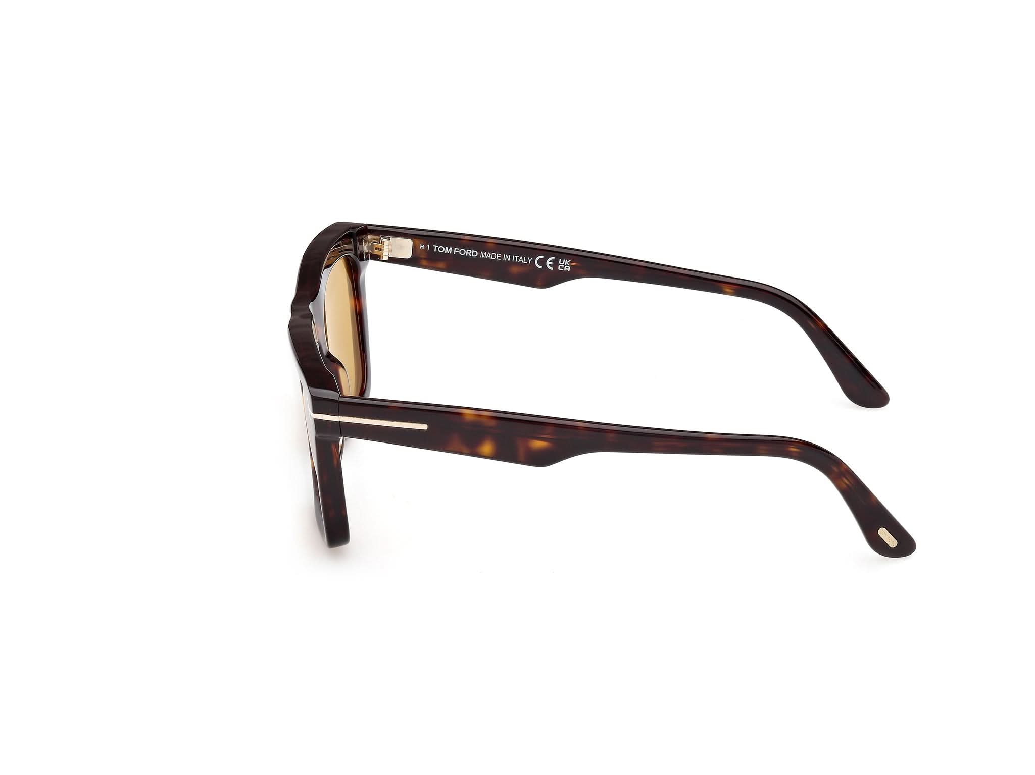 Side View of Tom Ford Lelio 1#color_Dark Havana