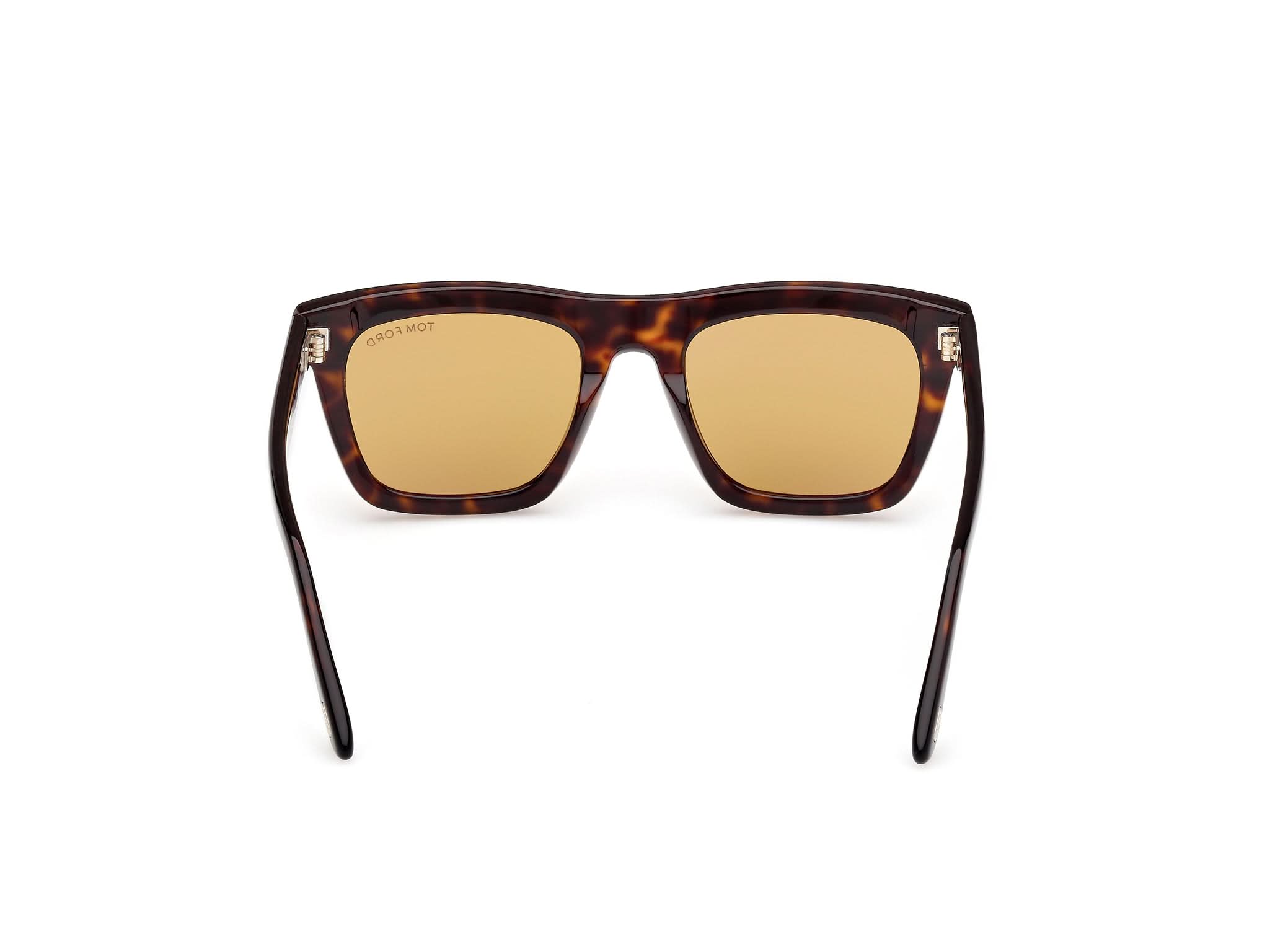 Back view of Tom Ford Lelio 1#color_Dark Havana