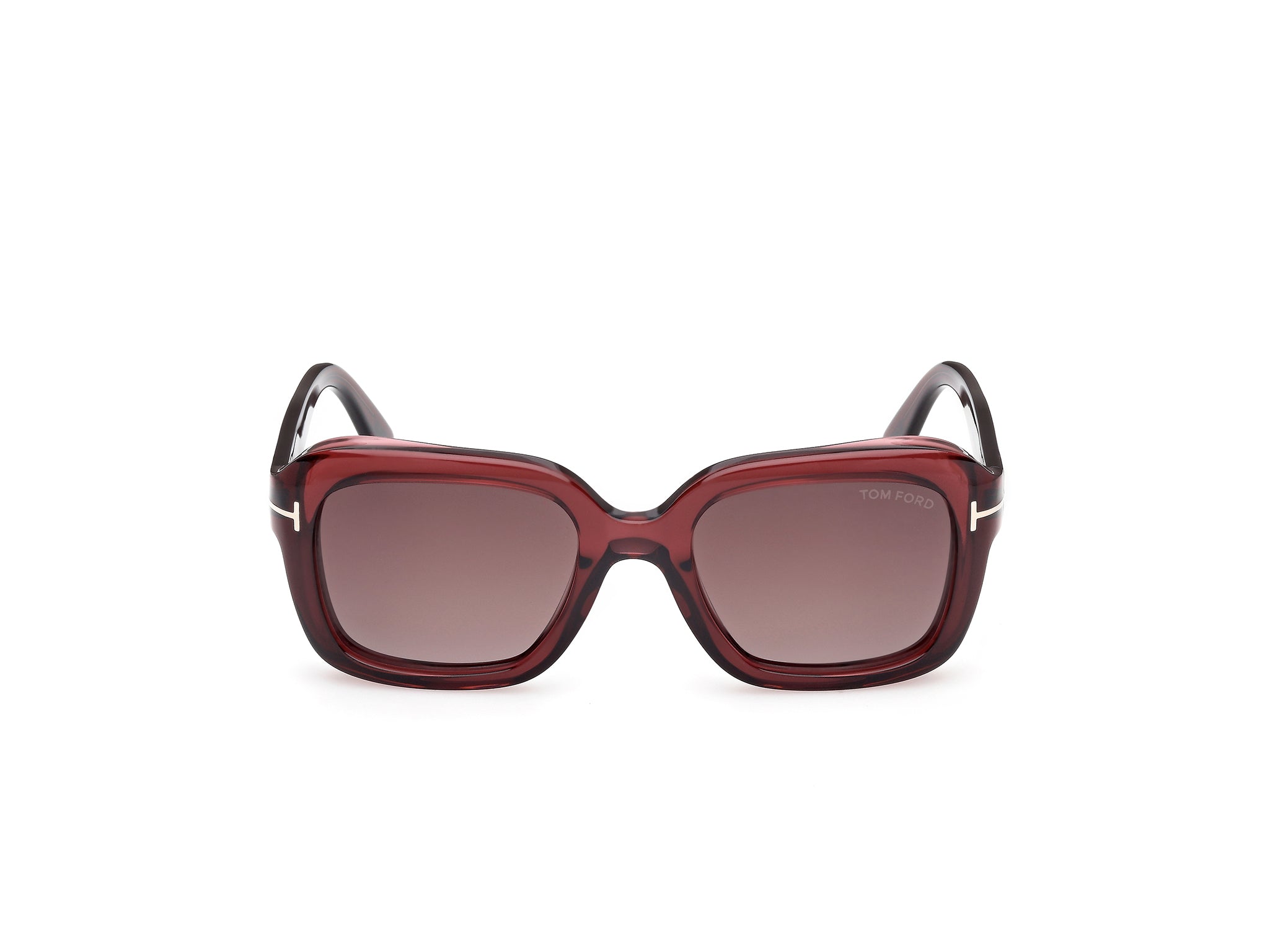 Front view of Tom Ford Natalia 1#color_Bordeaux