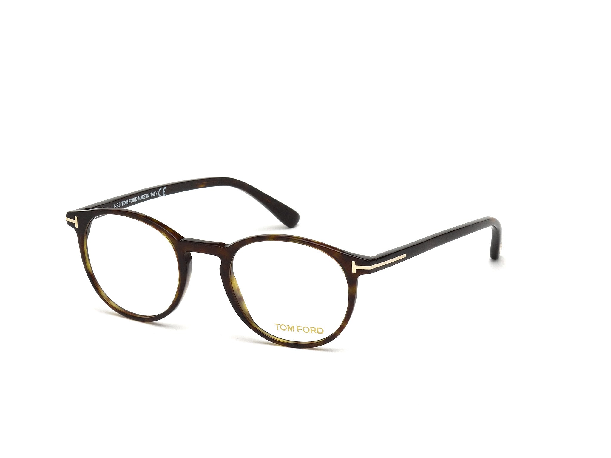 Right side view of Tom Ford FT529052 1#color_dunkel havana