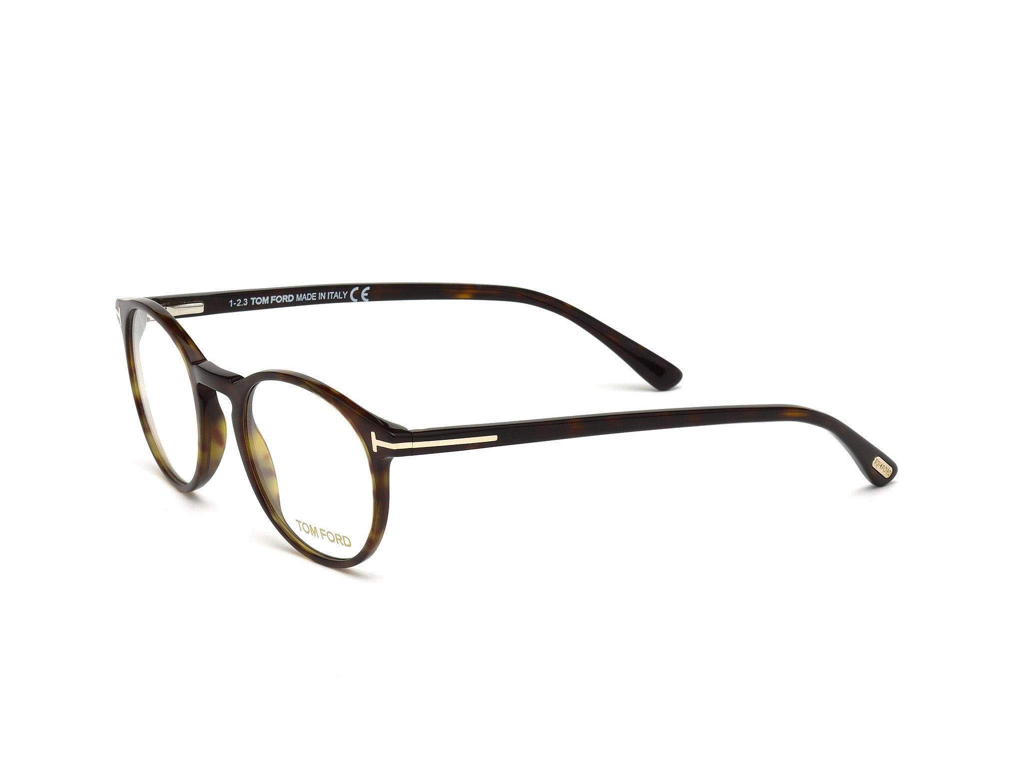90 deg view of Tom Ford FT529052 1#color_dunkel havana