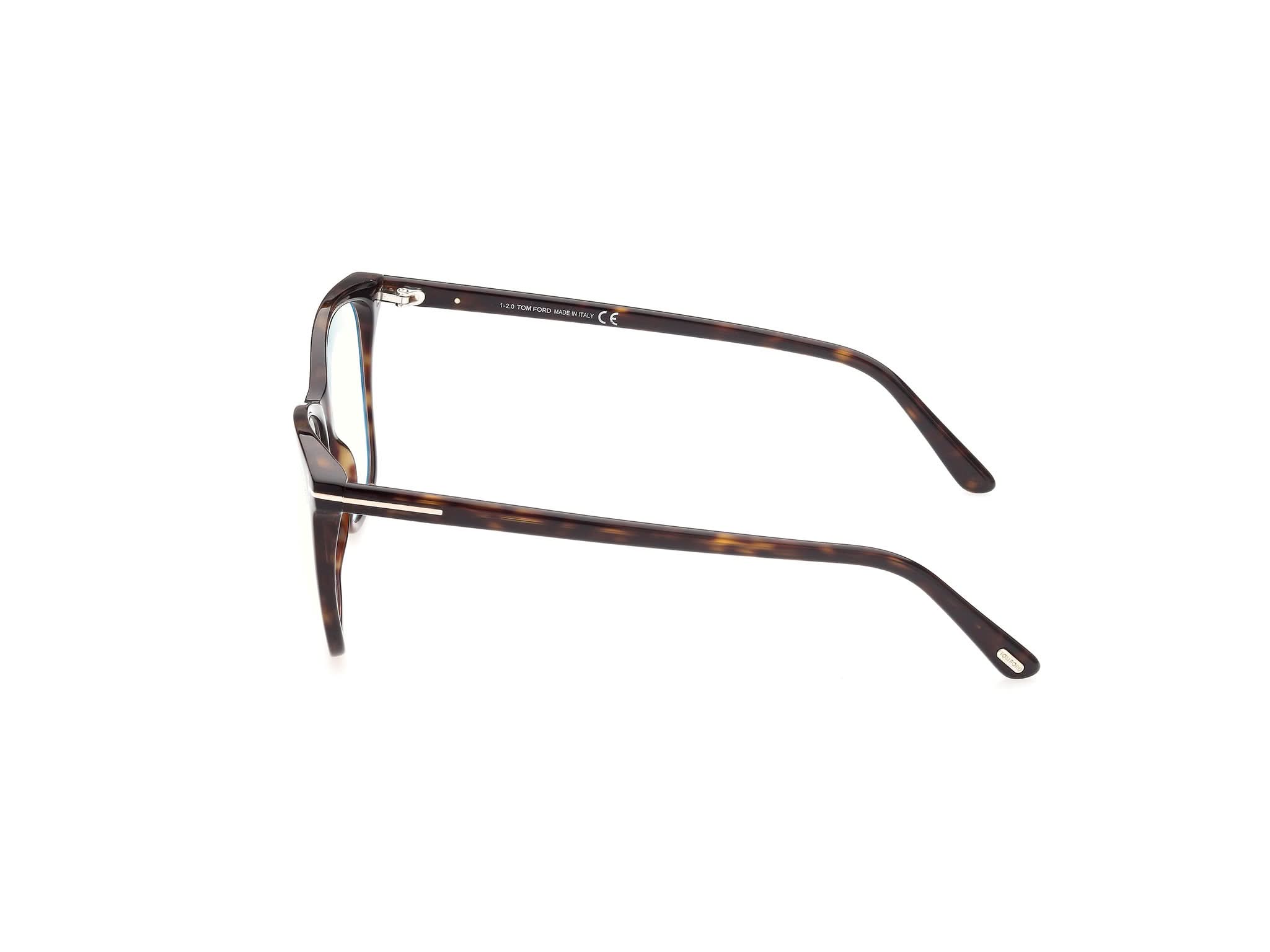 Right side view of Tom Ford FT5762 1#color_tortoise shell