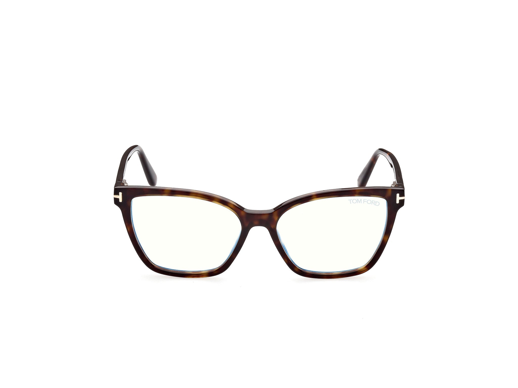 Front view of Tom Ford FT5812 1#color_havana