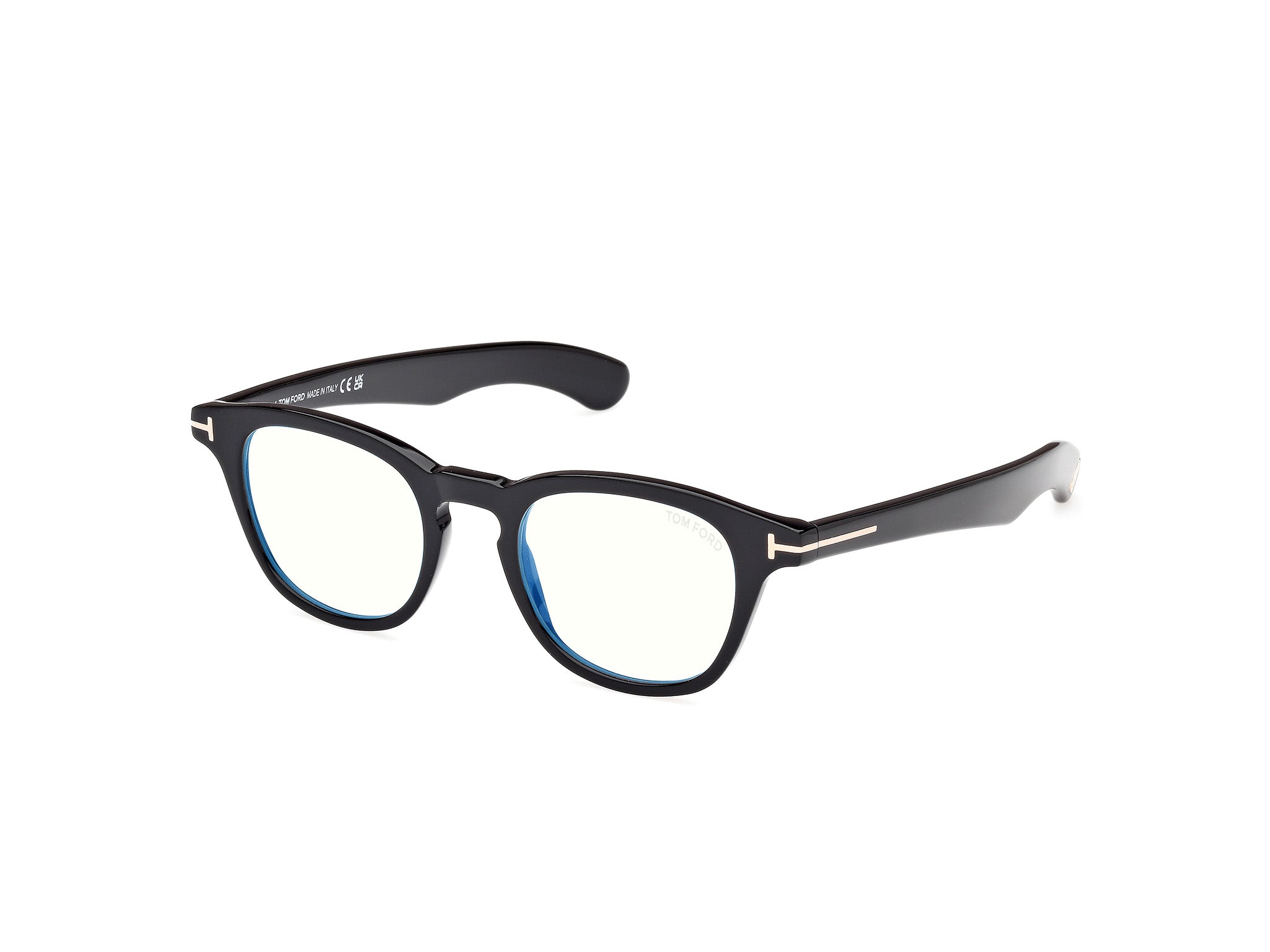 Side View of Tom Ford FT5976 1#color_shiny black