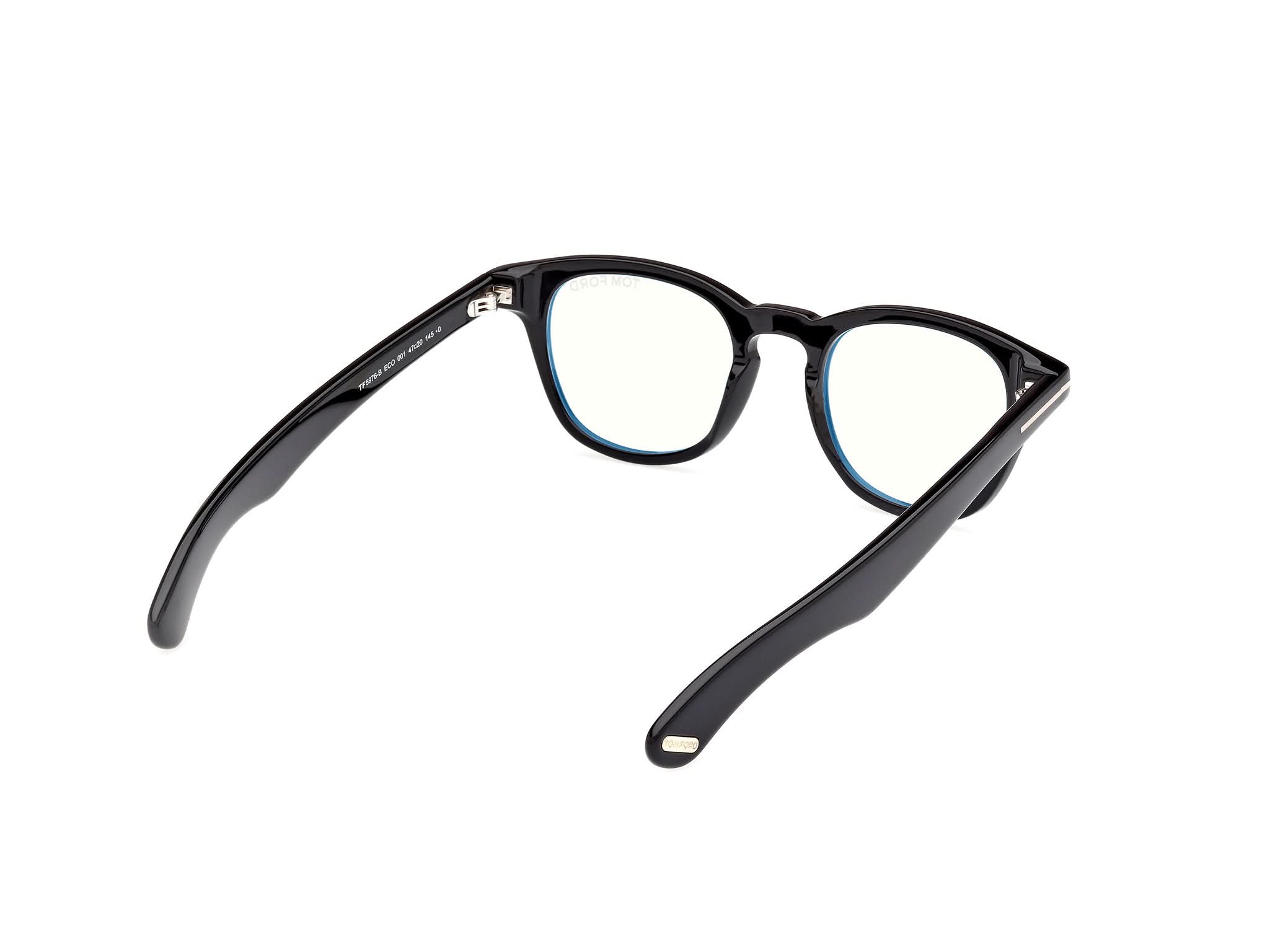 Back Side View of Tom Ford FT5976 1#color_shiny black