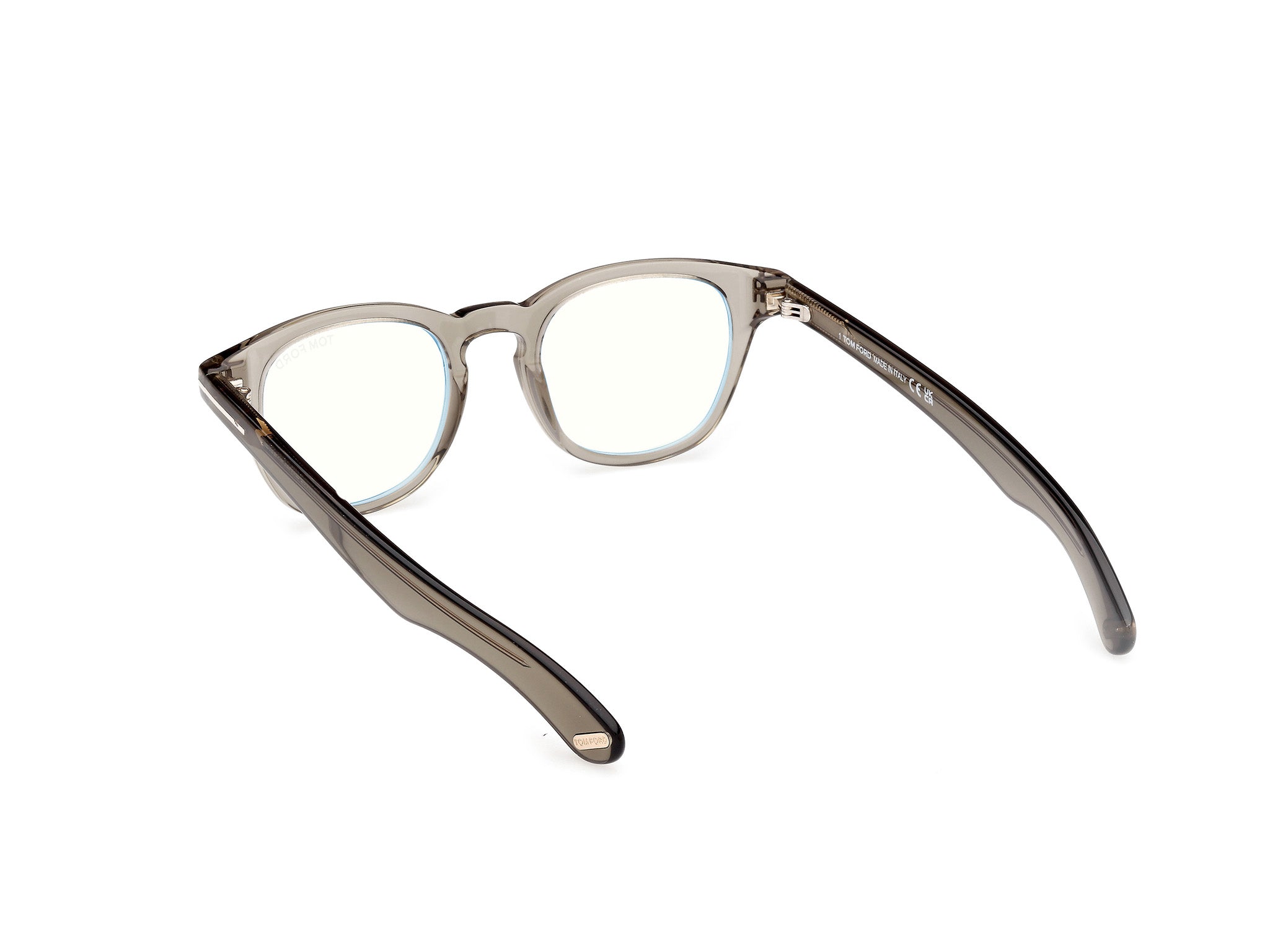 Back Side View of Tom Ford FT5976 1#color_transparent light green
