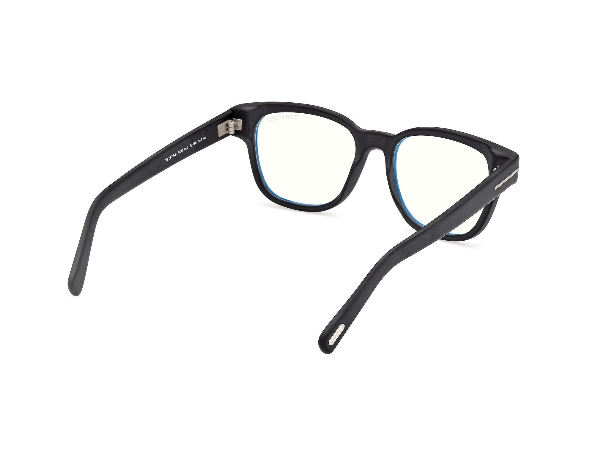 Side Front view of Tom Ford FT5977 1#color_matte black
