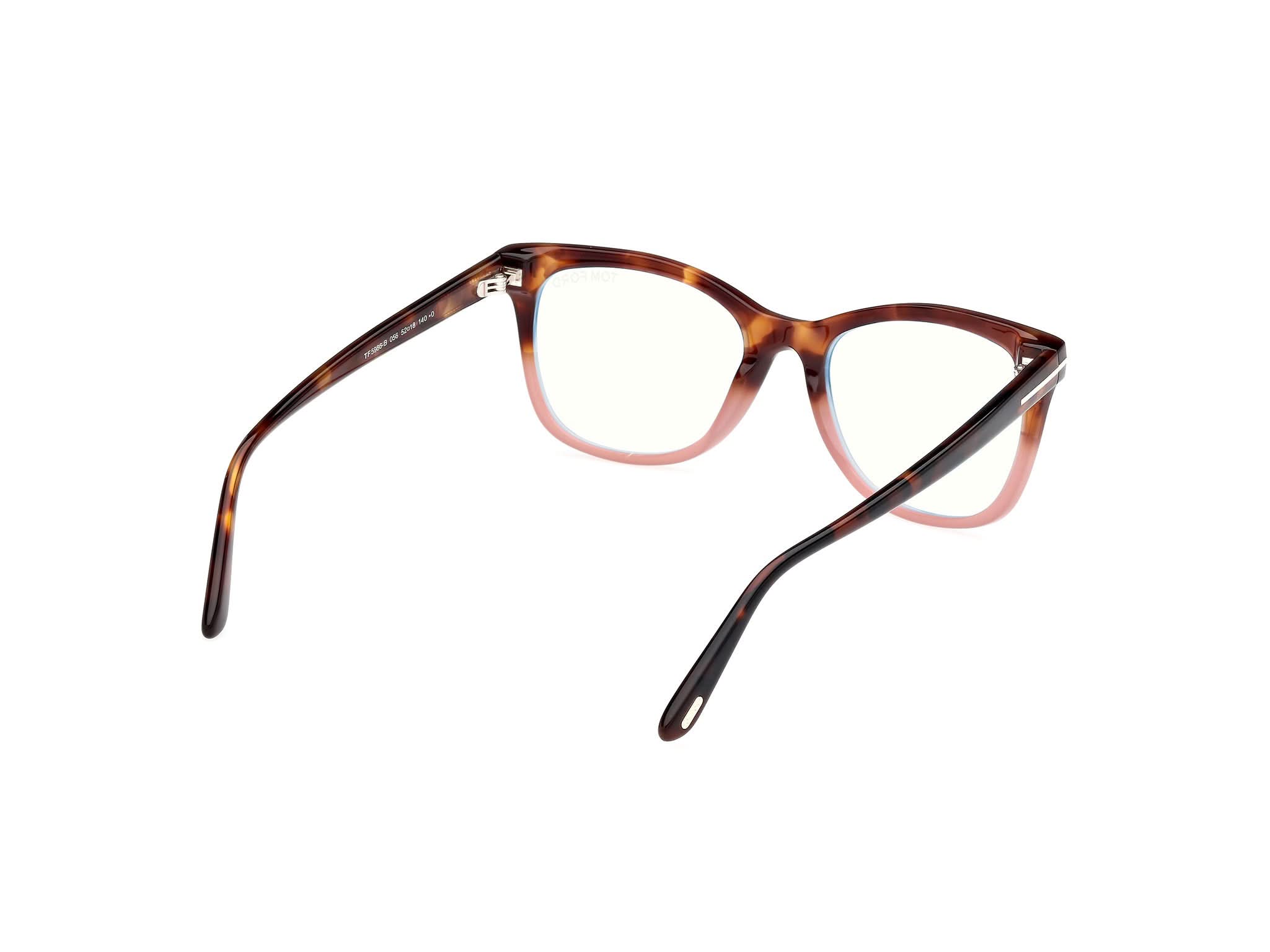 Back Side View of Tom Ford FT5986 1#color_havana