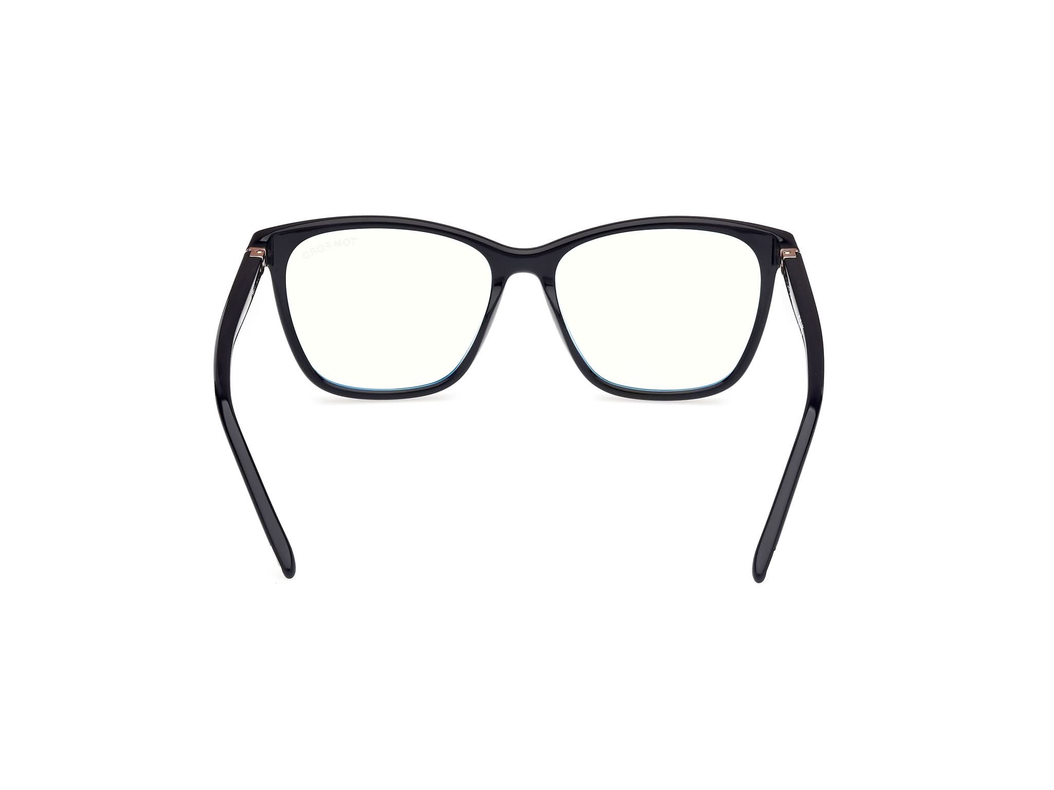 Back view of Tom Ford FT5986 1#color_shiny black