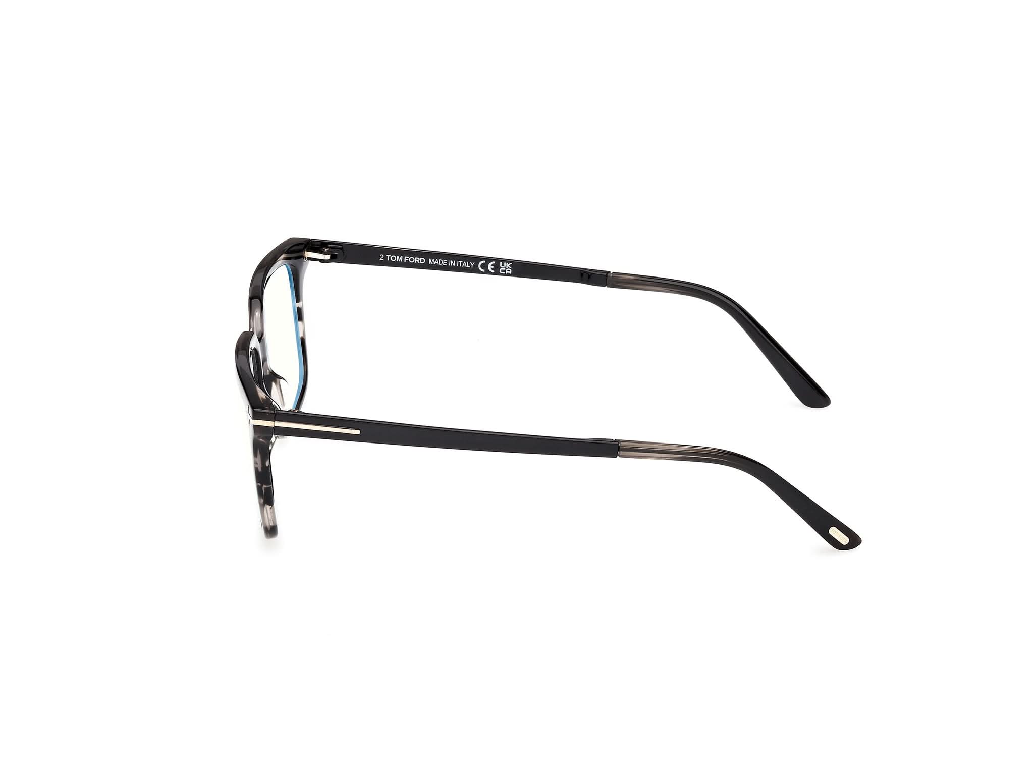 Right side view of Tom Ford FT6039 1#color_bunt havana