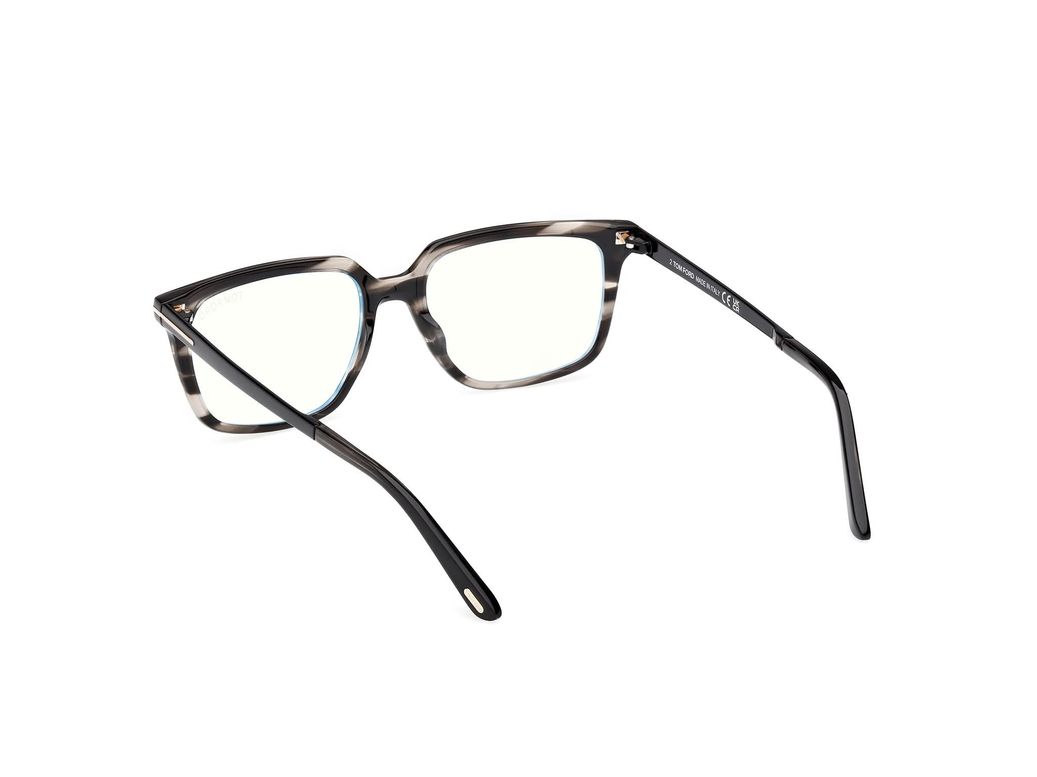 Back Side View of Tom Ford FT6039 1#color_bunt havana