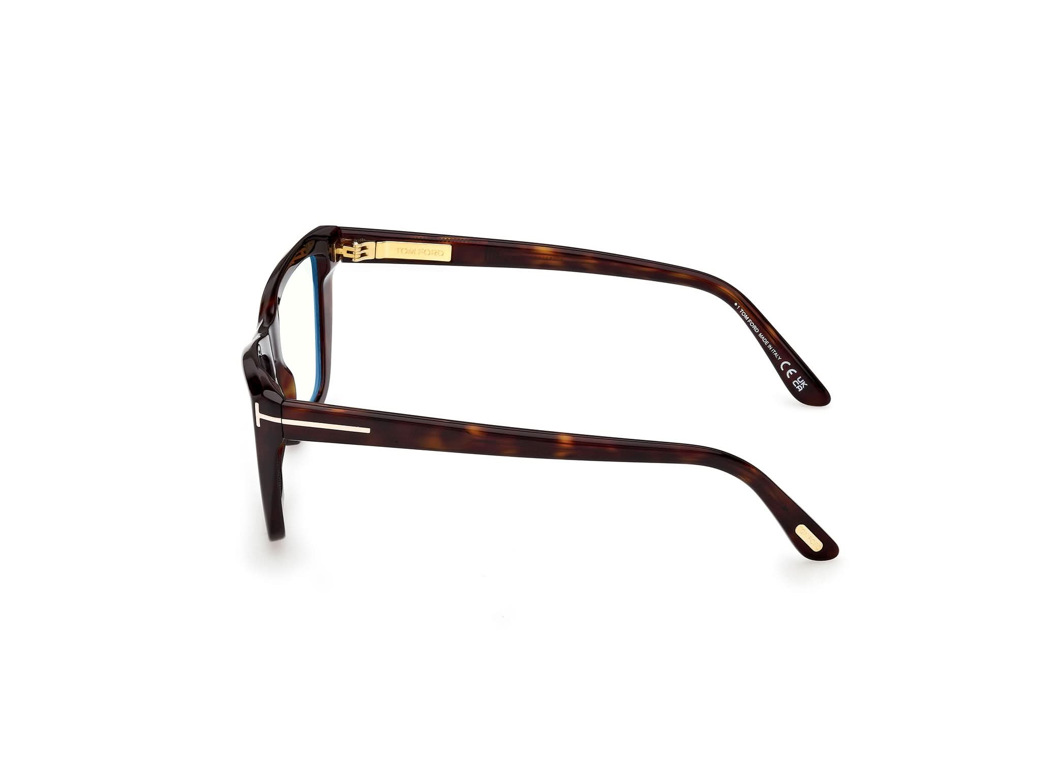 90 deg view of Tom Ford FT6042 1#color_Dunkel Havana