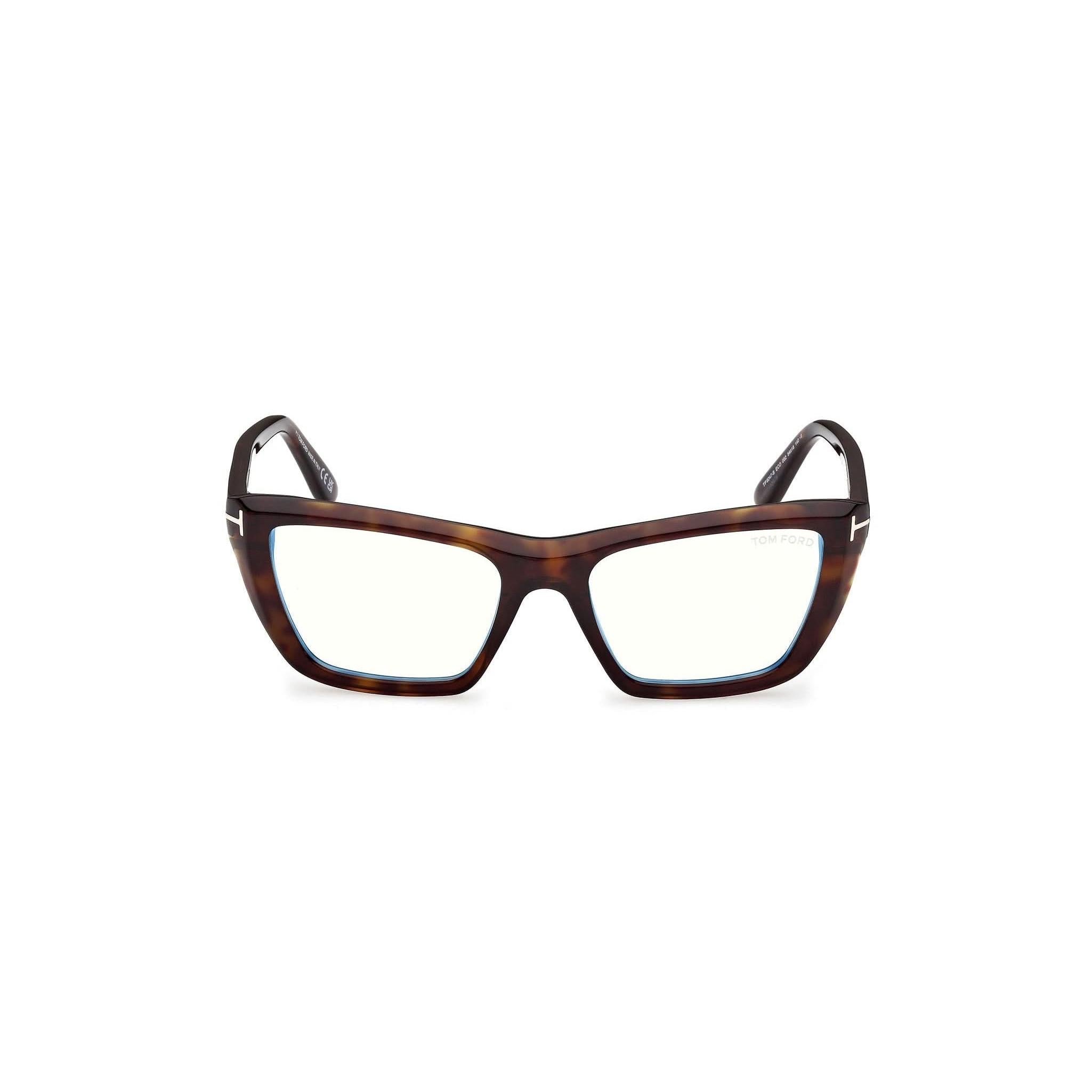Front view of Tom Ford FT6042 1#color_Dunkel Havana