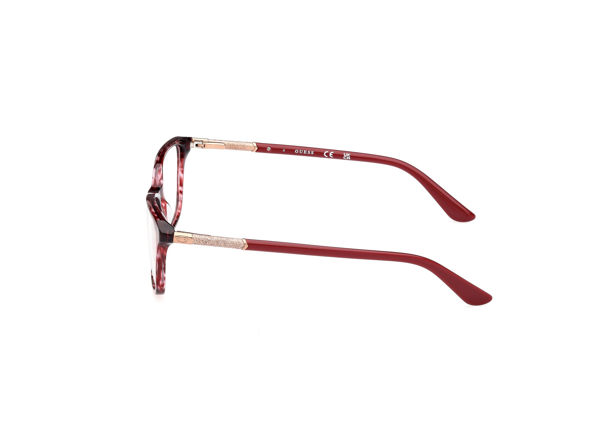 Left view of Guess GU2658 066 1#color_red havana
