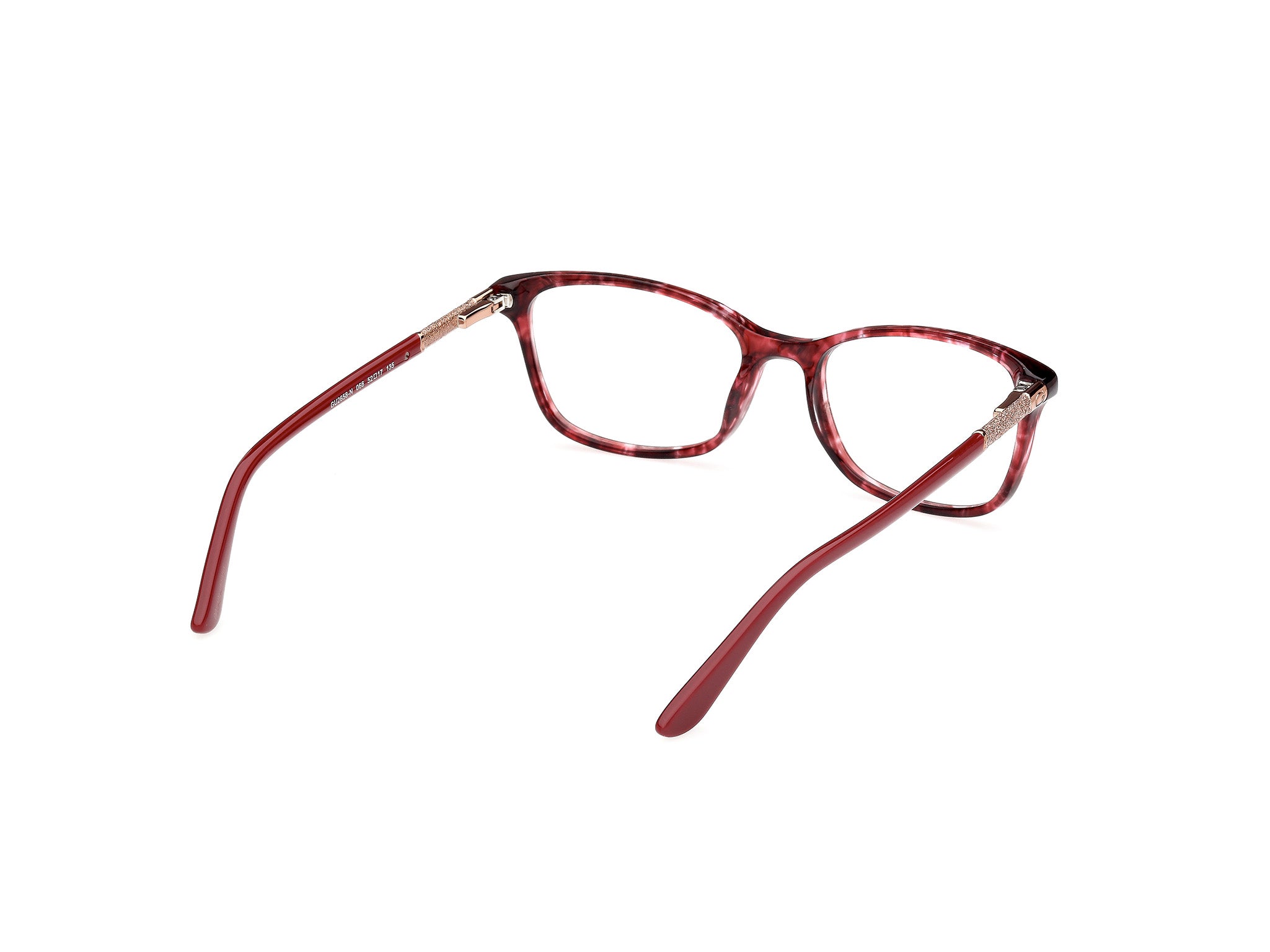 Side Left view of Guess GU2658 066 1#color_red havana