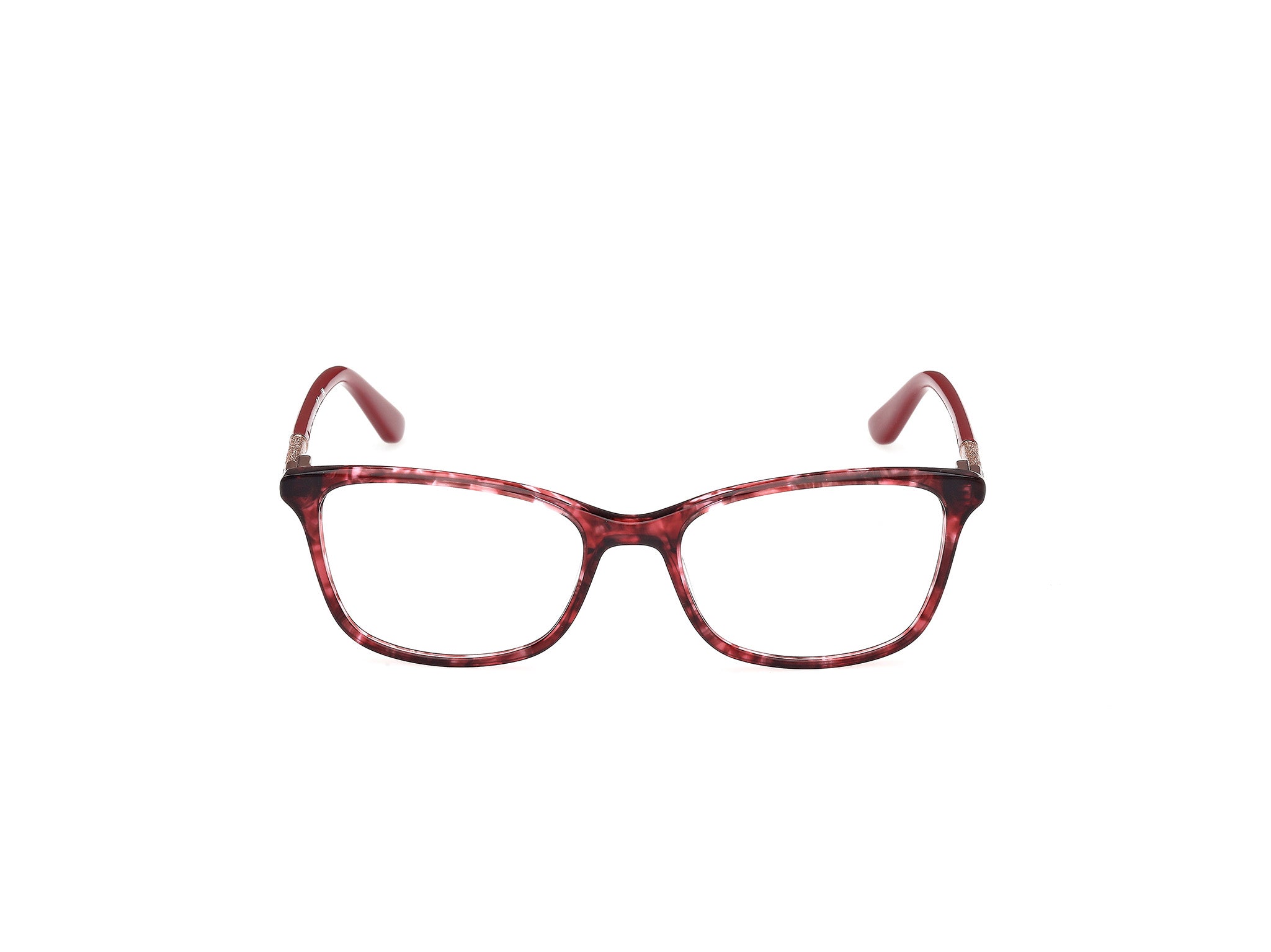 Front view of Guess GU2658 066 1#color_red havana