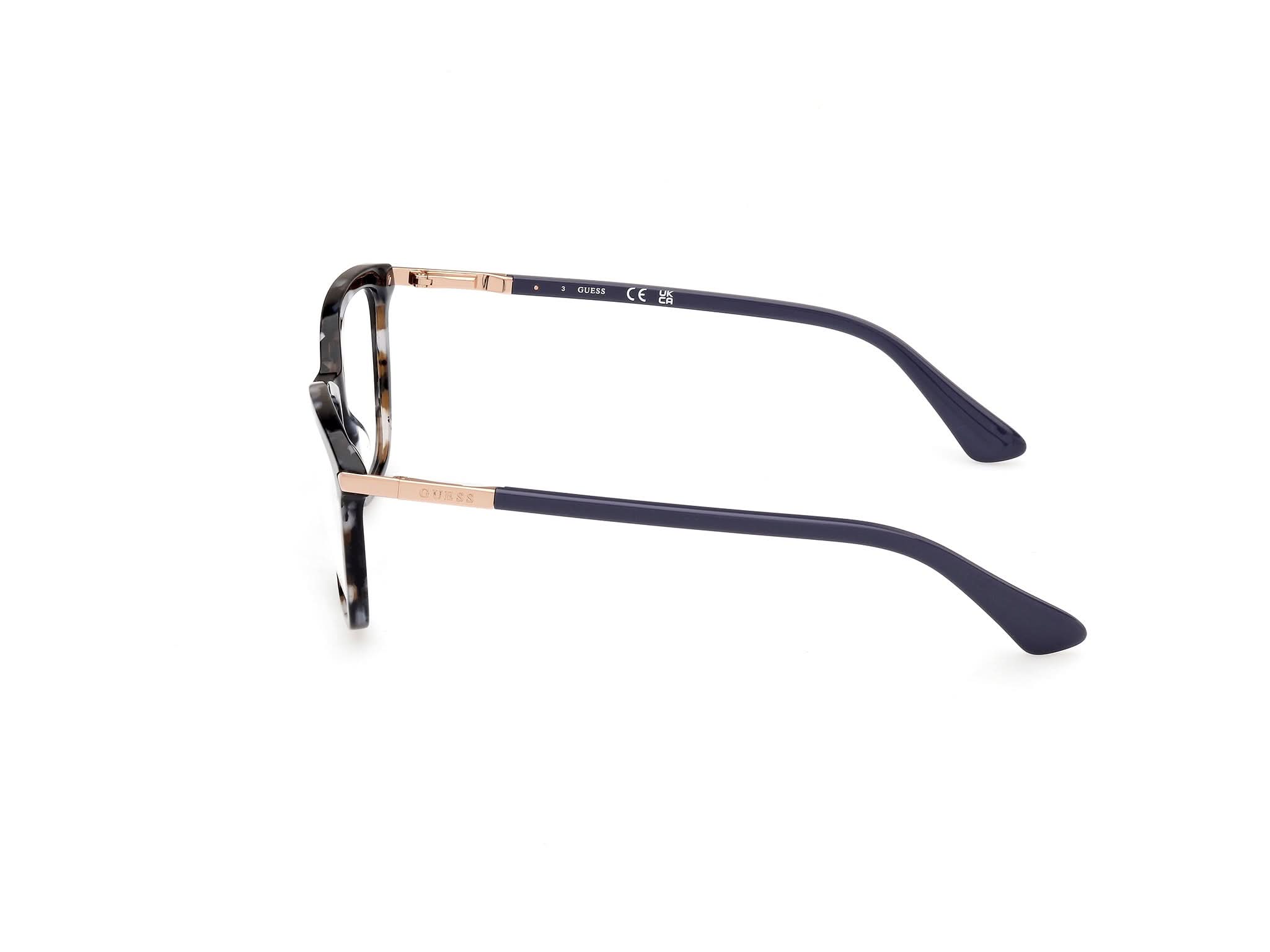 Left view of Guess GU2880 1#color_blue havana