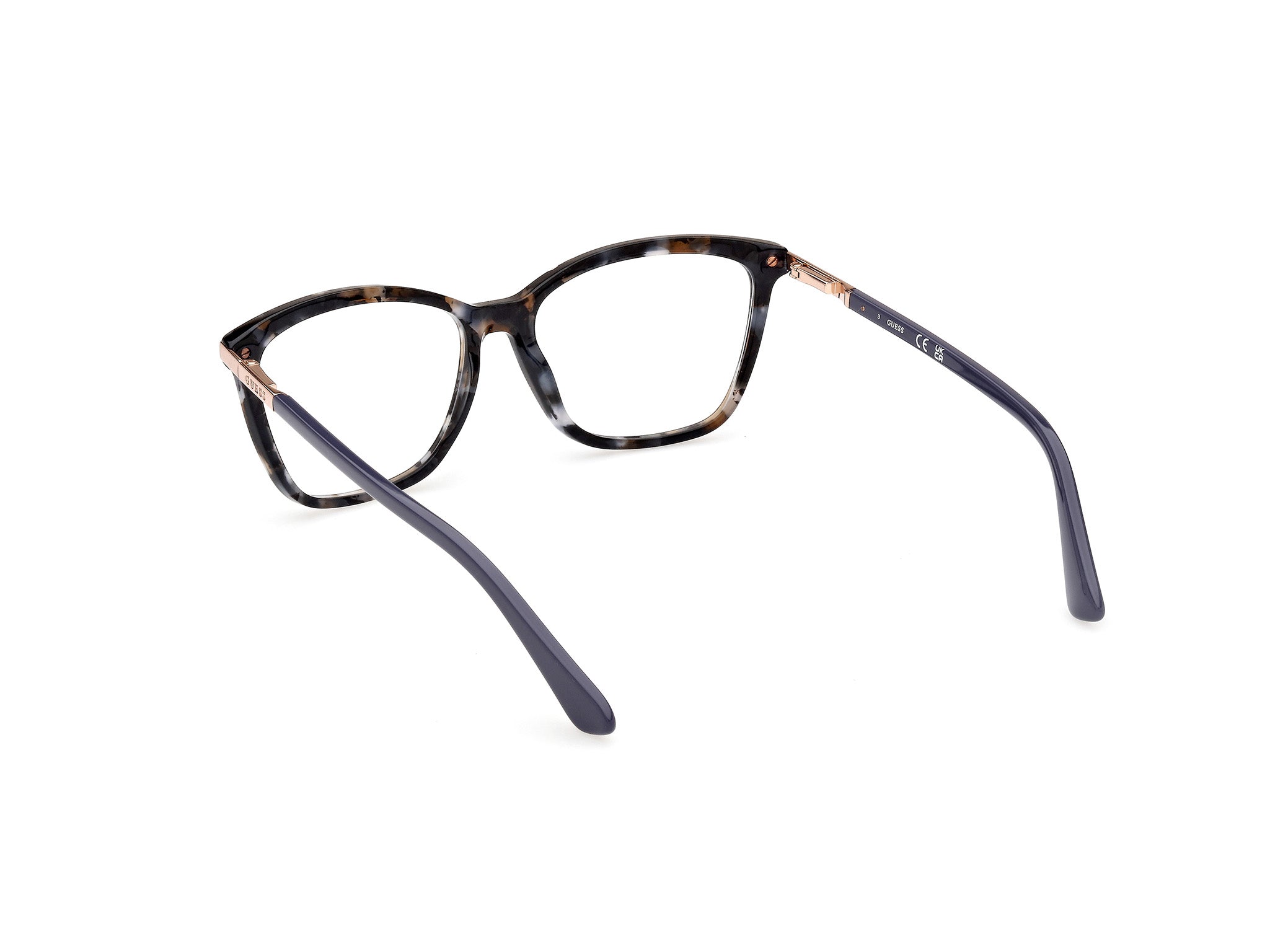 Front Right of Guess GU2880 1#color_blue havana