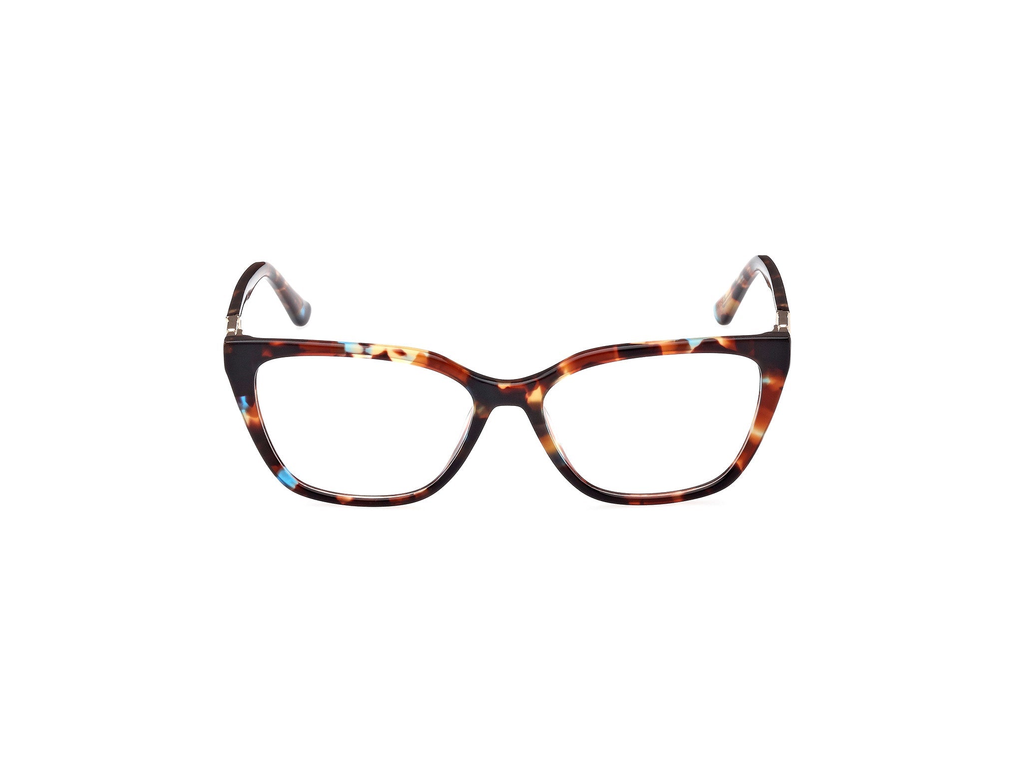 Front view of Guess GU2880 1#color_blue havana