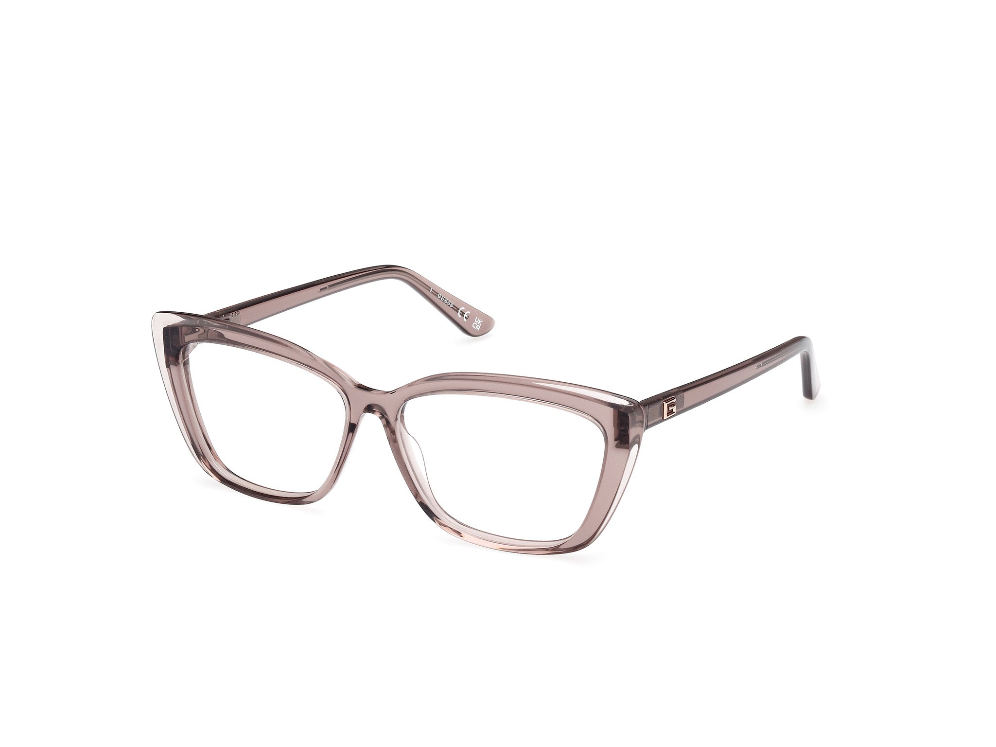 Front Side view of Guess GU2977 1#color_shiny beige