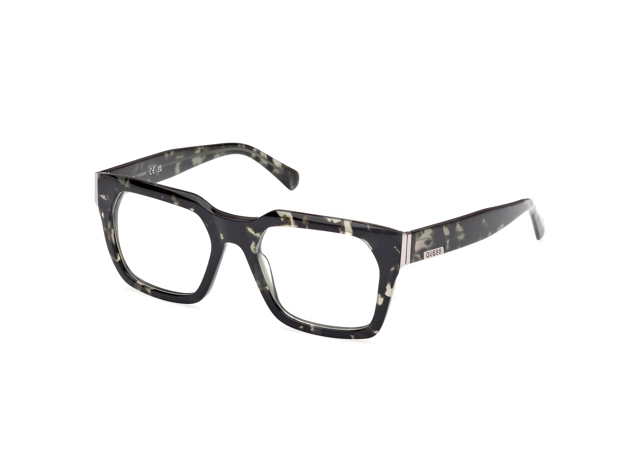 Side view of Guess GU50188 1#color_black havana
