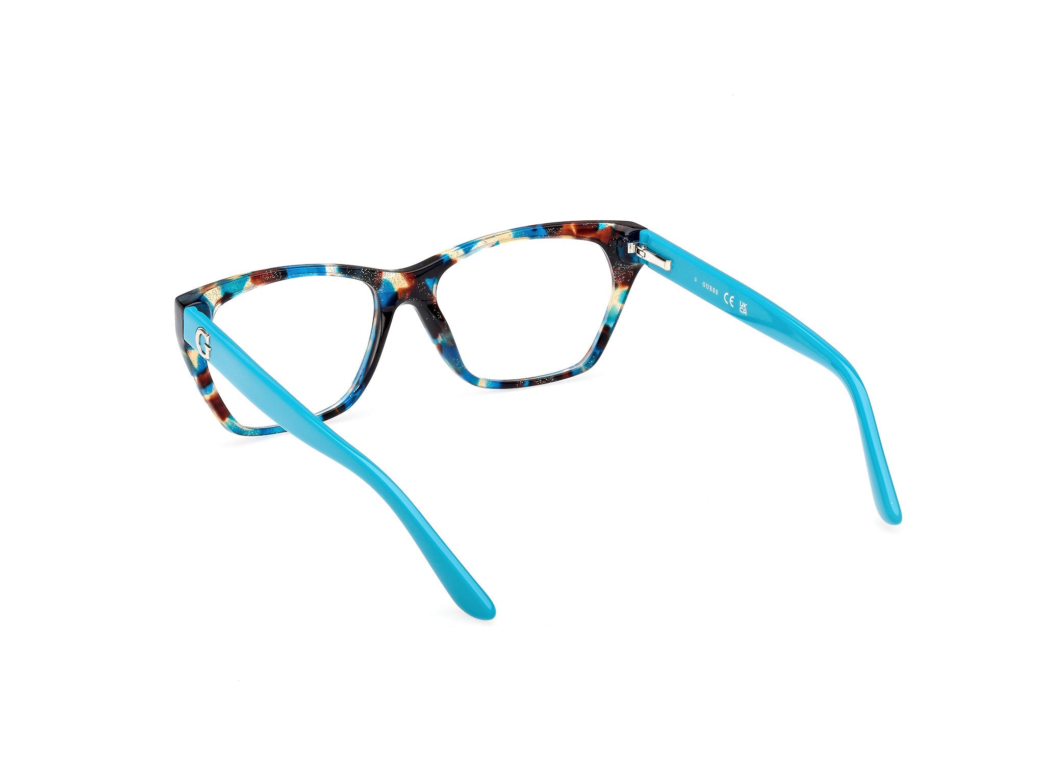 Front Right of Guess GU50234 1#color_blue havana