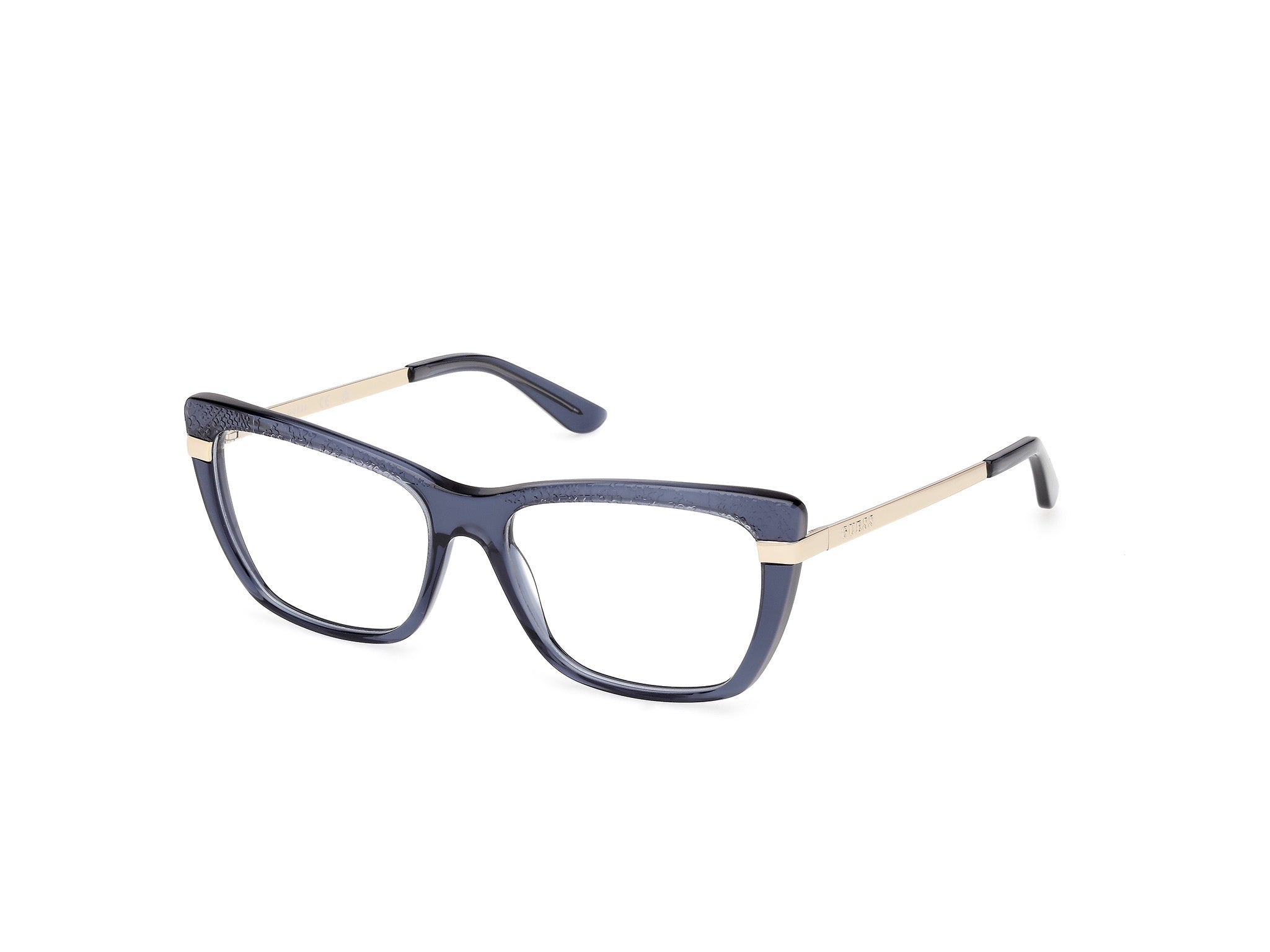Side view of Guess GU50246 1#color_blue steel