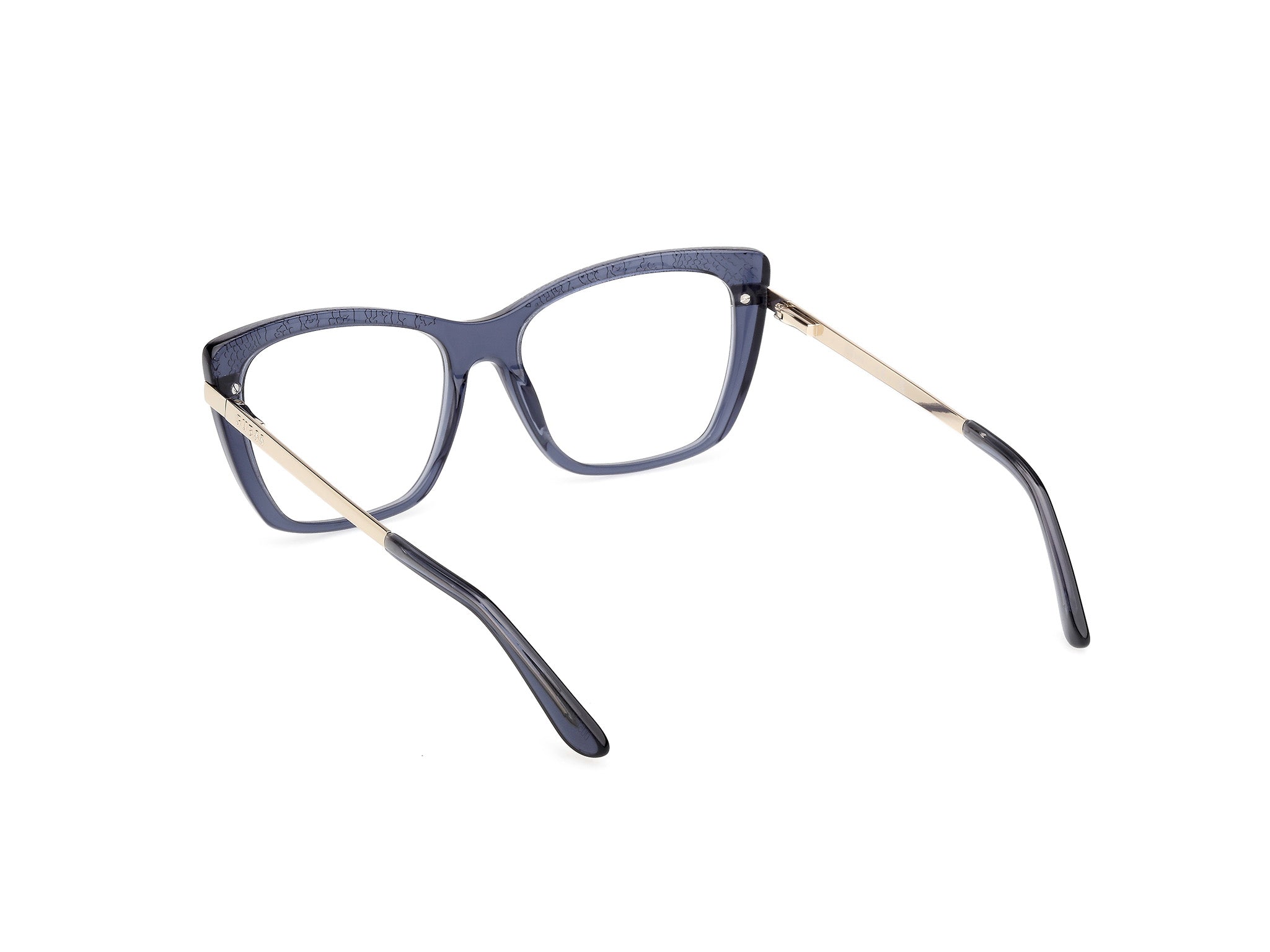 Front Side view of Guess GU50246 1#color_blue steel