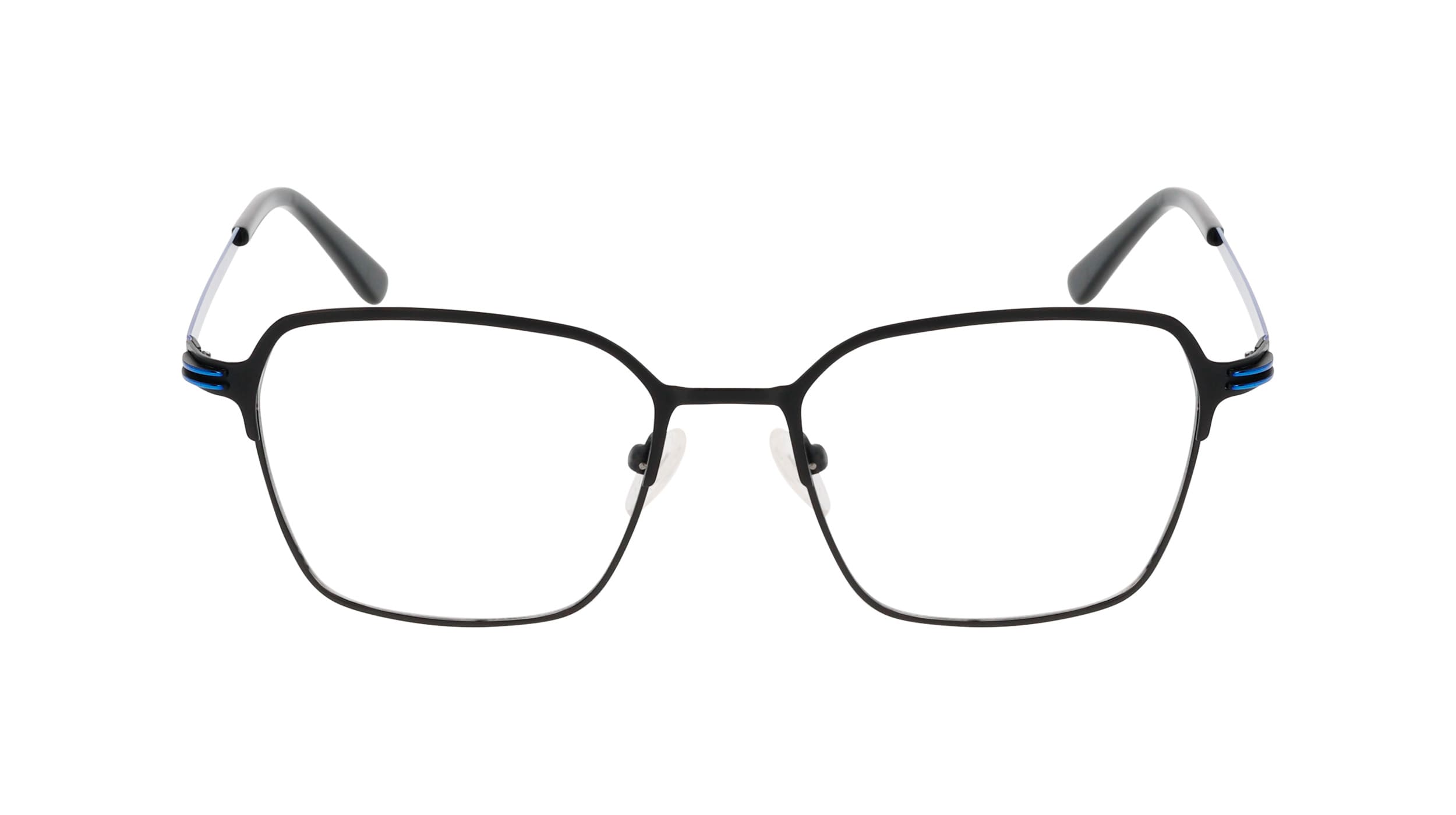 Front view of Duncan and Todd frame ID3325317C1matte-black-blue#color_matte black blue