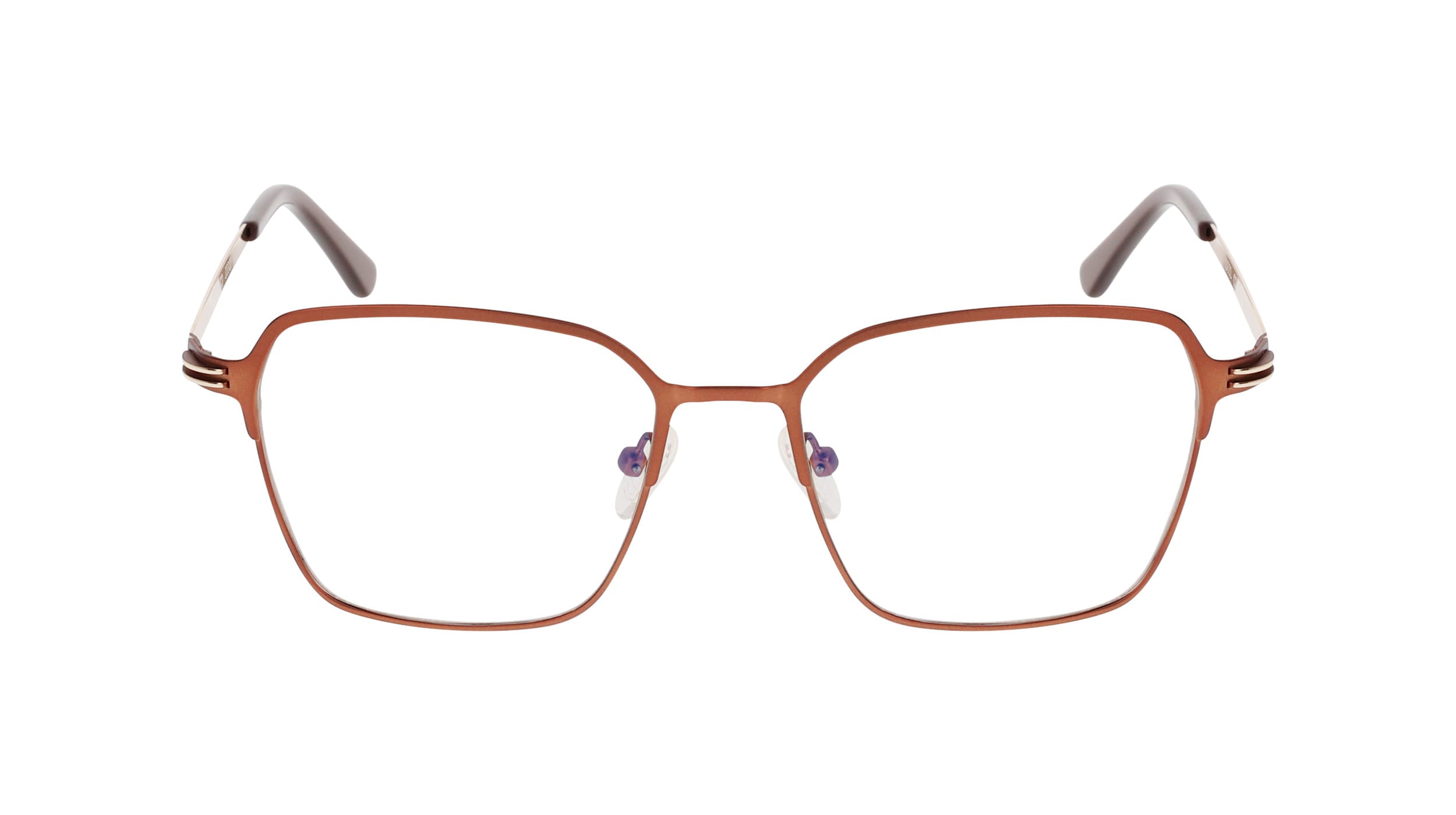 Front view of Duncan and Todd frame ID3325317C2matte-bronze-gold#color_matte bronze gold