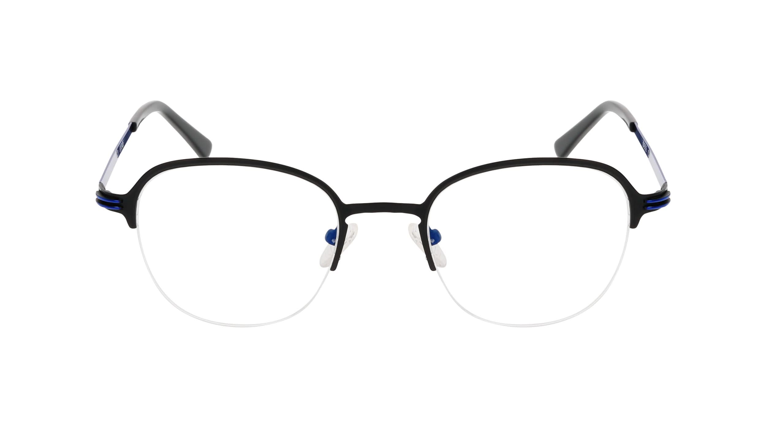 Front view of Duncan and Todd frame ID3335121C1matte-black-blue#color_matte black blue