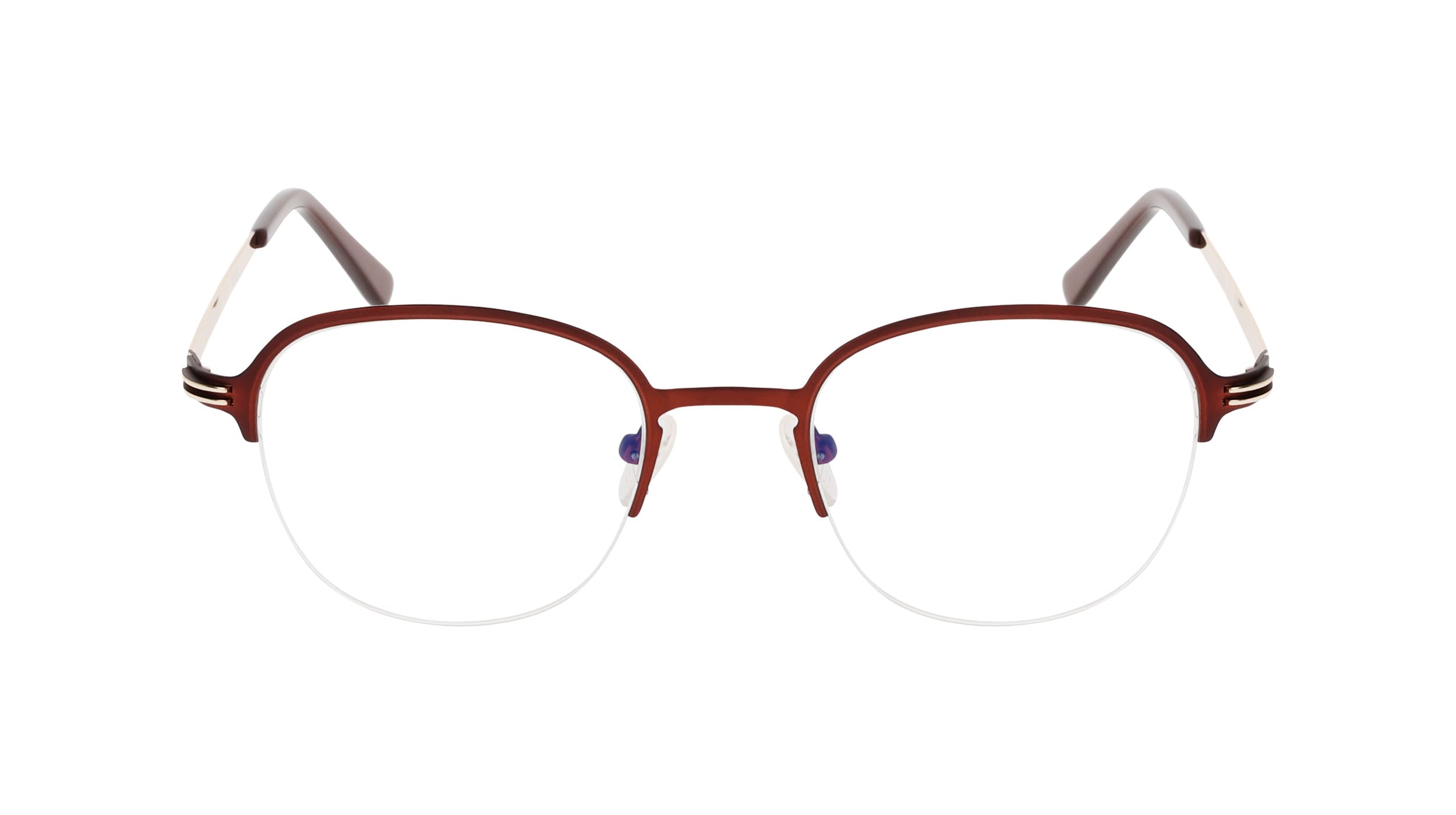 Front view of Duncan and Todd frame ID3335121C2matte-bronze-gold#color_matte bronze gold