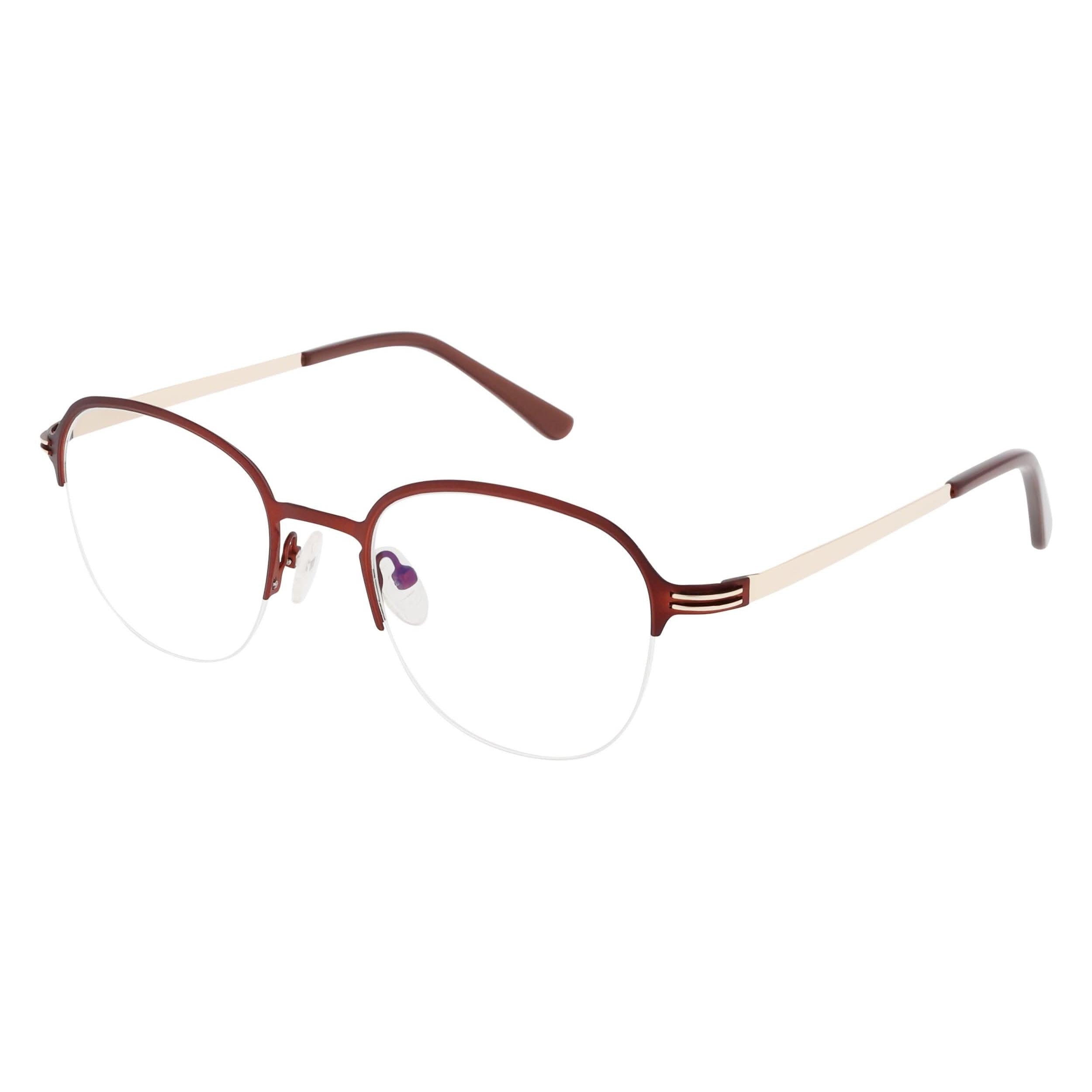 Angled view of Duncan and Todd frame ID3335121C2-matte-bronze-gold#color_matte bronze gold